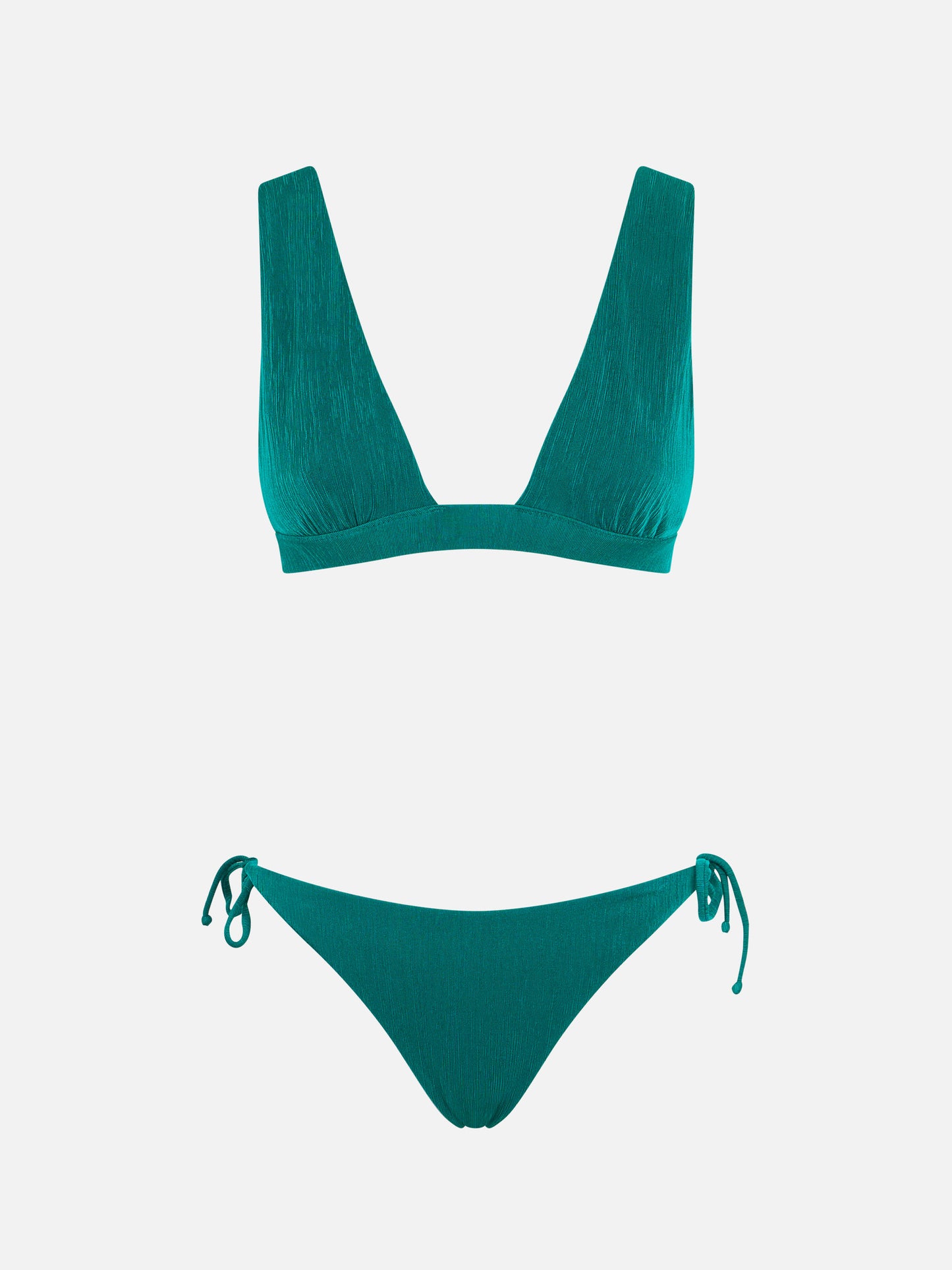 Bikini a triangolo verde smeraldo