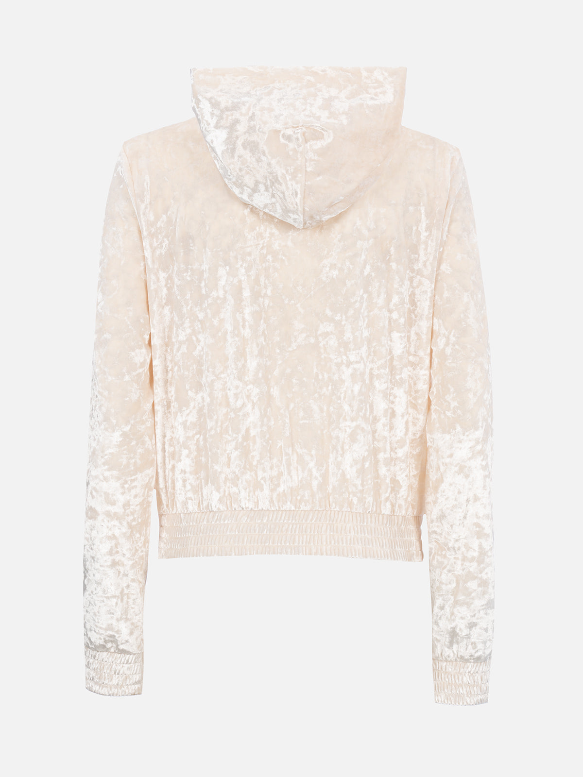 Woman chenille zipped hoodie Jasmine - MC2 Saint Barth