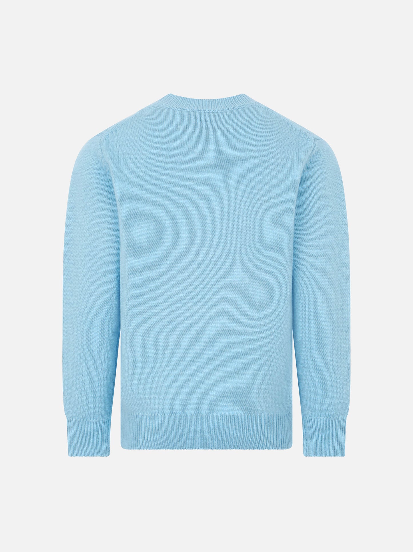 Girl crewneck sweater with cherries rhinestones print - MC2 Saint Barth