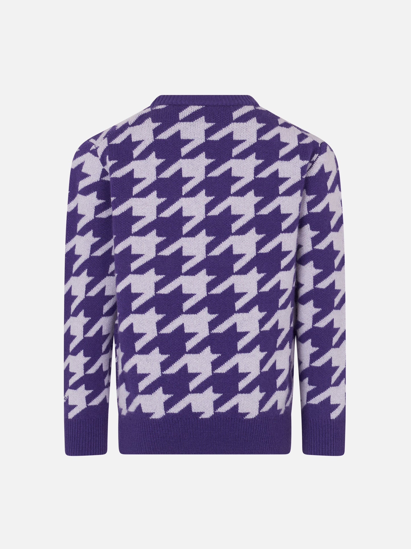 Girl crewneck pied de poule sweater with Snoopy jacquard | SNOOPY PEANUTS™ SPECIAL EDITION - MC2 Saint Barth