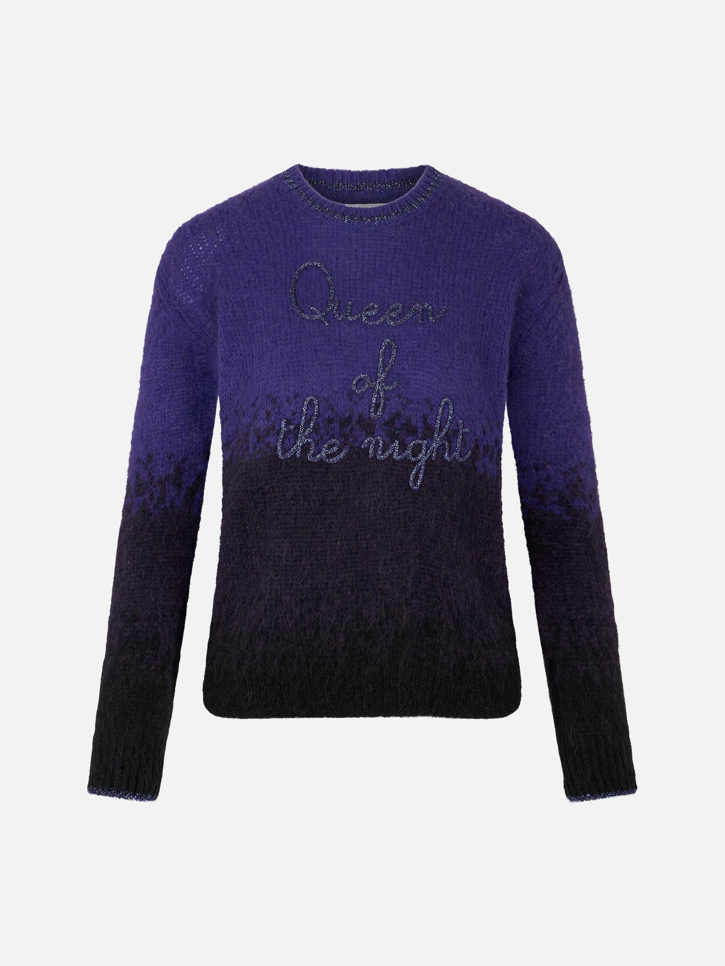 Woman crewneck soft sweater with Queen of the Night embroidery - MC2 Saint Barth