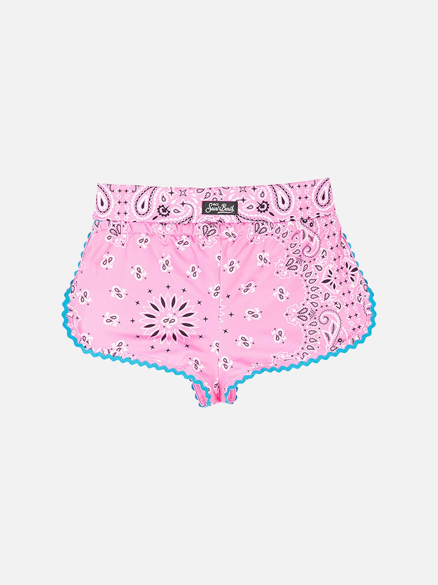 Bandanna print girl beach shorts - MC2 Saint Barth