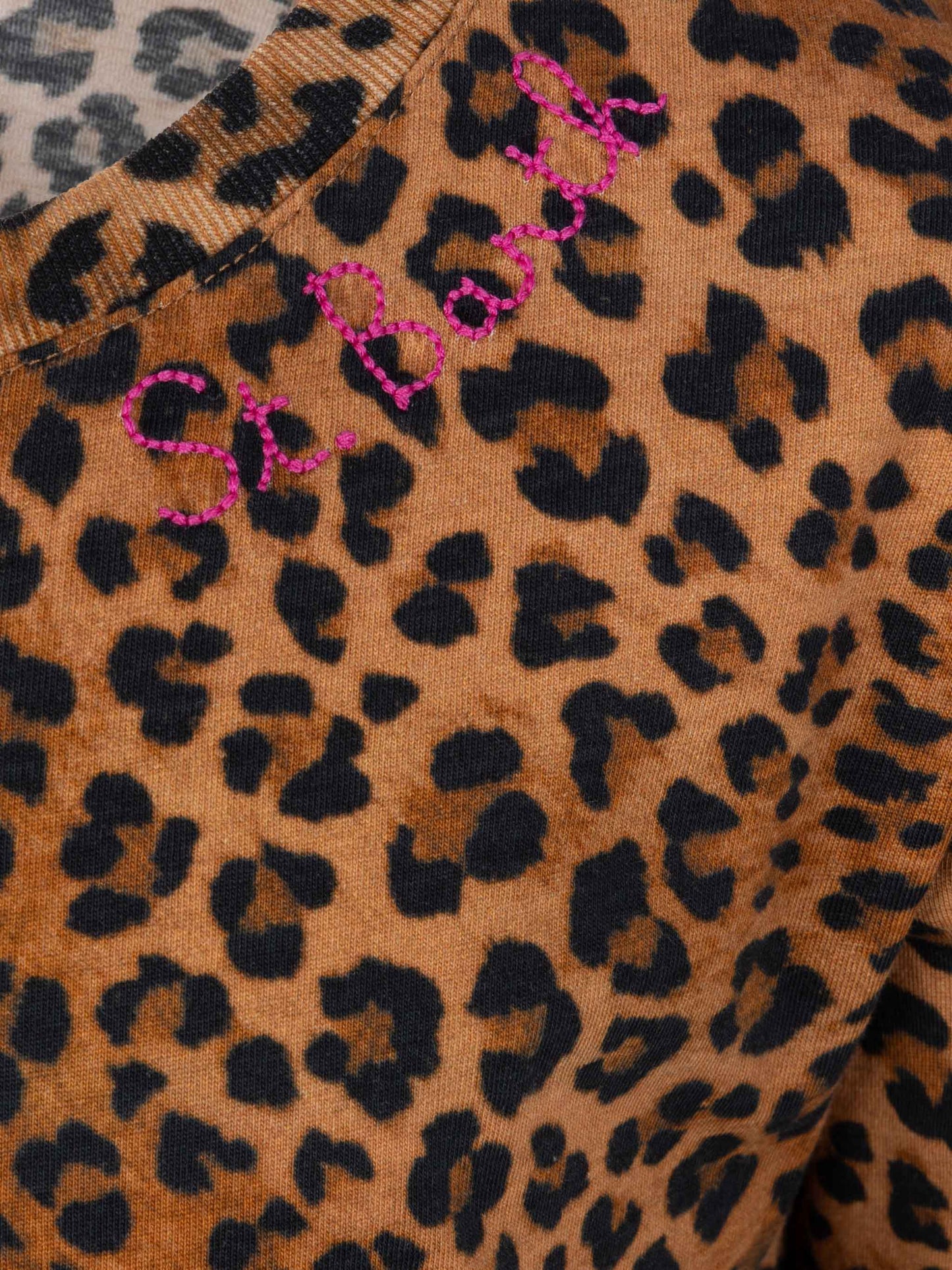 Abbey dress with fringes and animalier print - MC2 Saint Barth