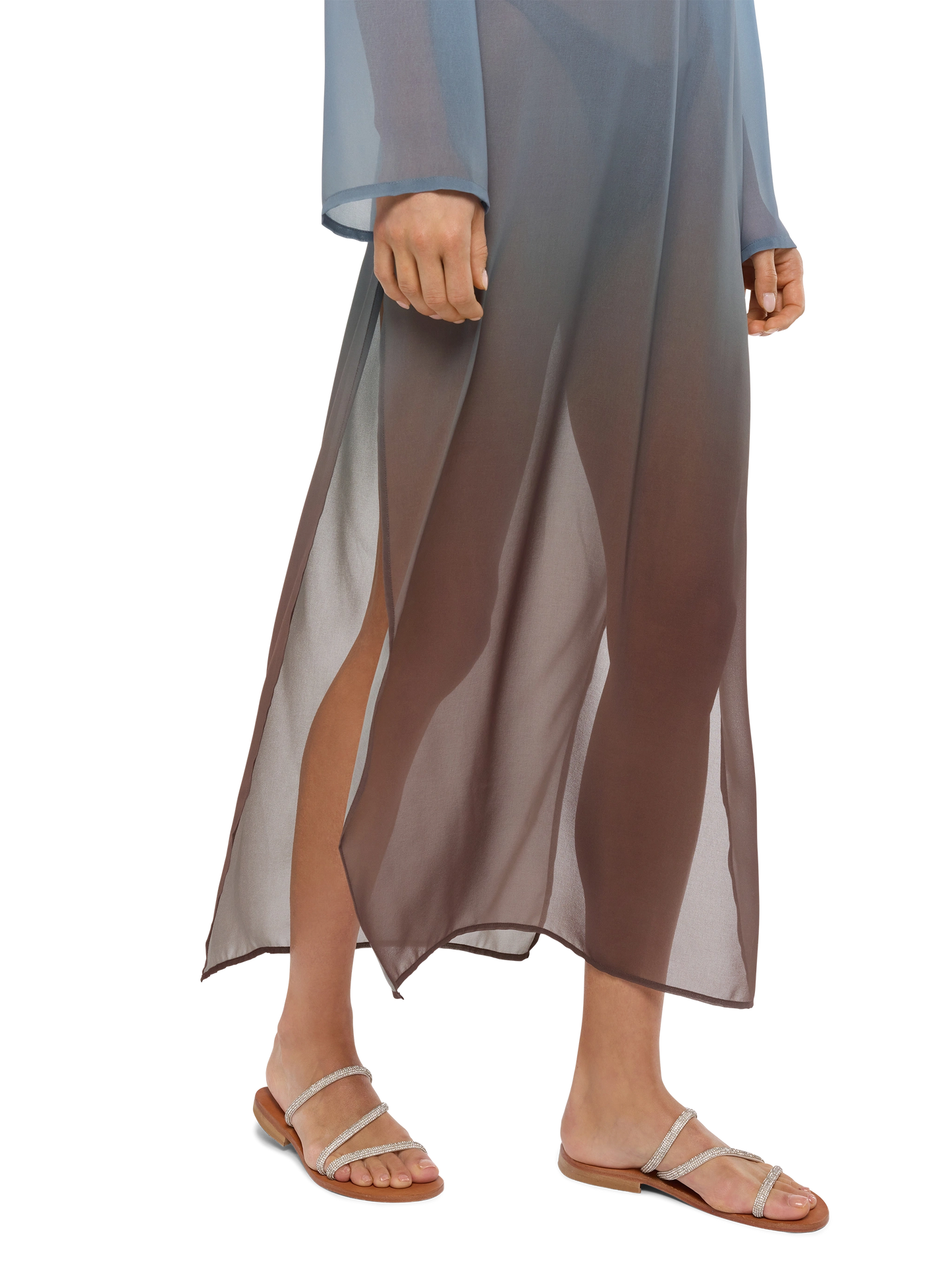 Agatha georgette maxi dress - MC2 Saint Barth