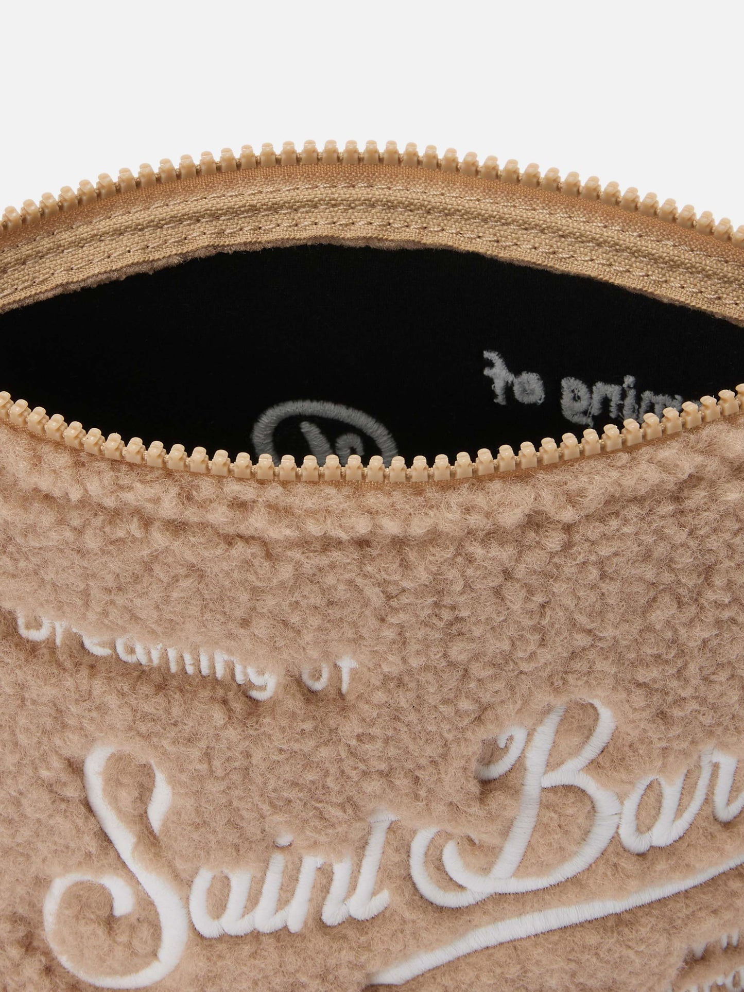 Pochette Aline Teddy en sherpa beige