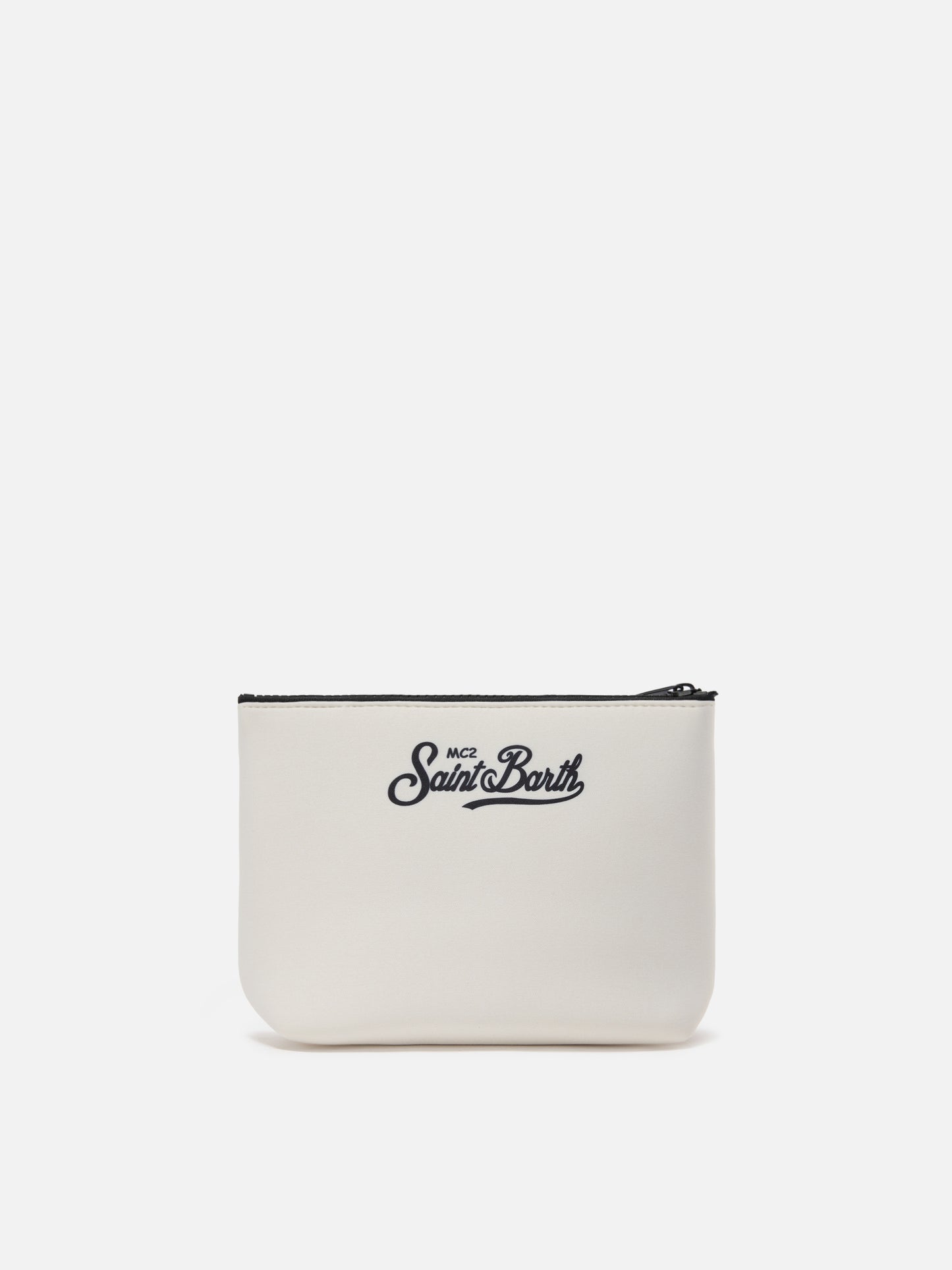 Aline weiße Scuba-Pouch mit Cigarette Racing Team-Stickerei | Special Edition