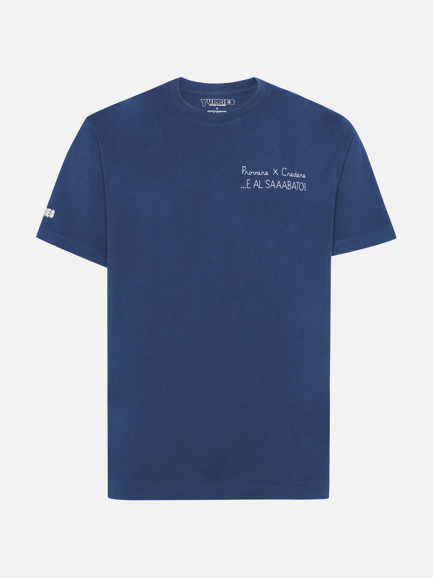 Winter cotton t-shirt Arnott with Provare per credere embroidery | YUPPIES SPECIAL EDITION