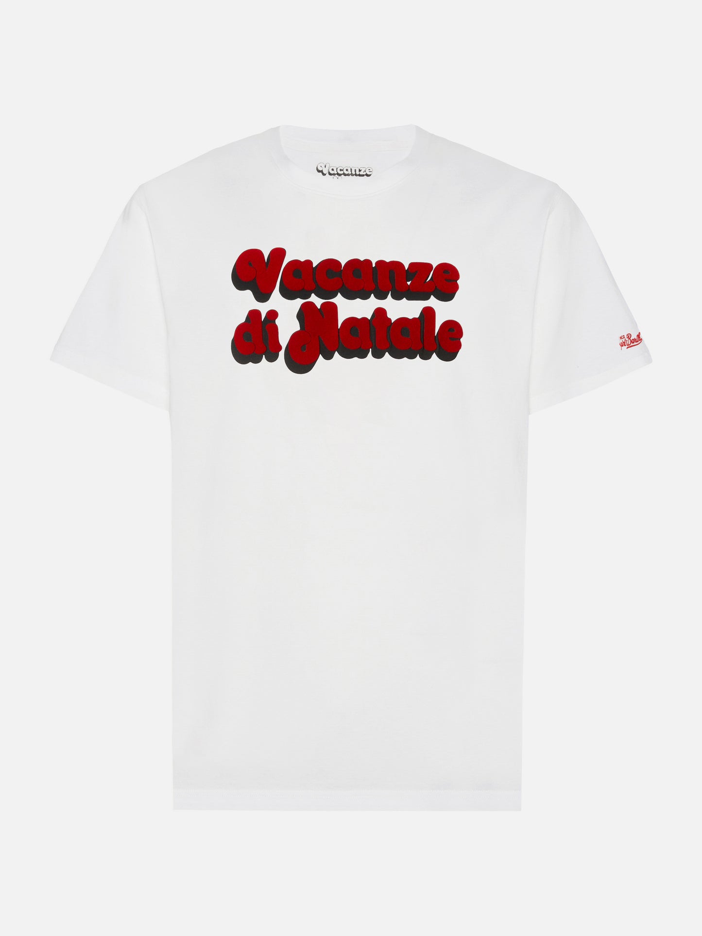 T-shirt Arnott Warm in cotone invernale con stampa flock locandina film | VACANZE DI NATALE SPECIAL EDITION