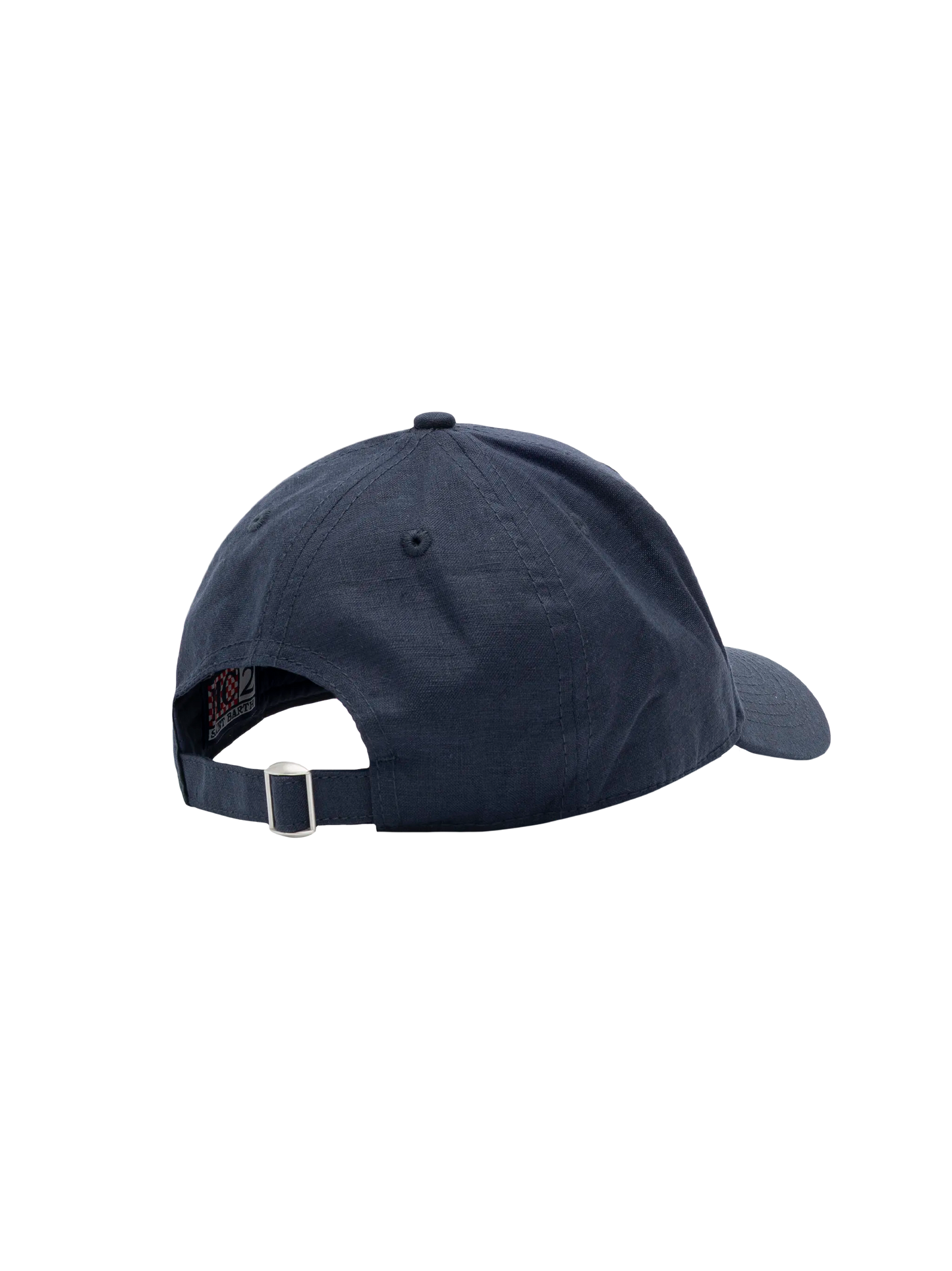 Baseball navy blue cotton linen cap - MC2 Saint Barth