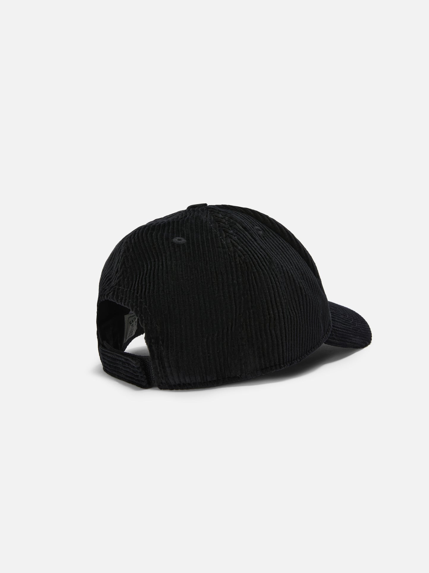 Baseball Cap Corduroy in black corduroy velvet