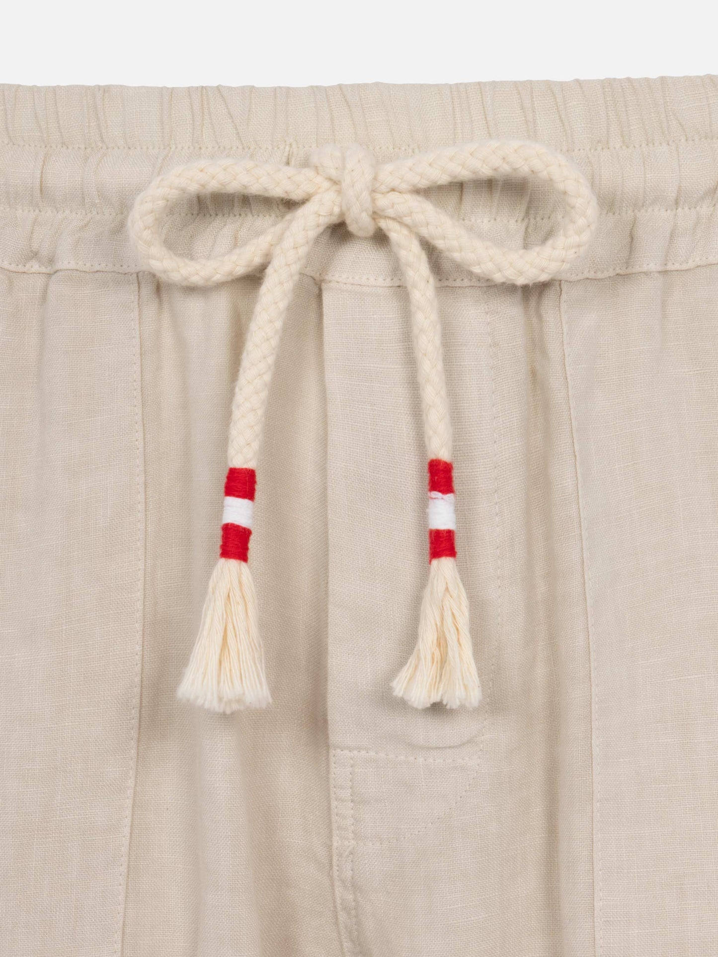 Off-white linen pants Calais with drawstring - MC2 Saint Barth
