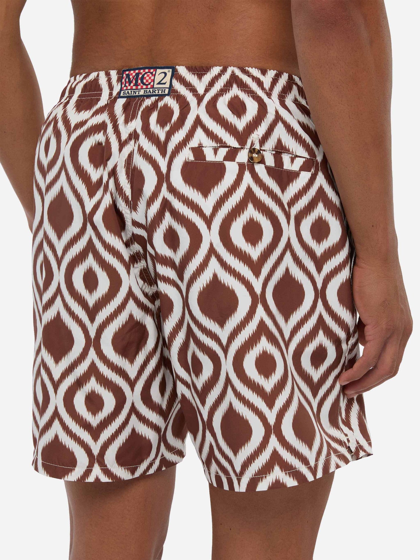 Man swim shorts with pattern