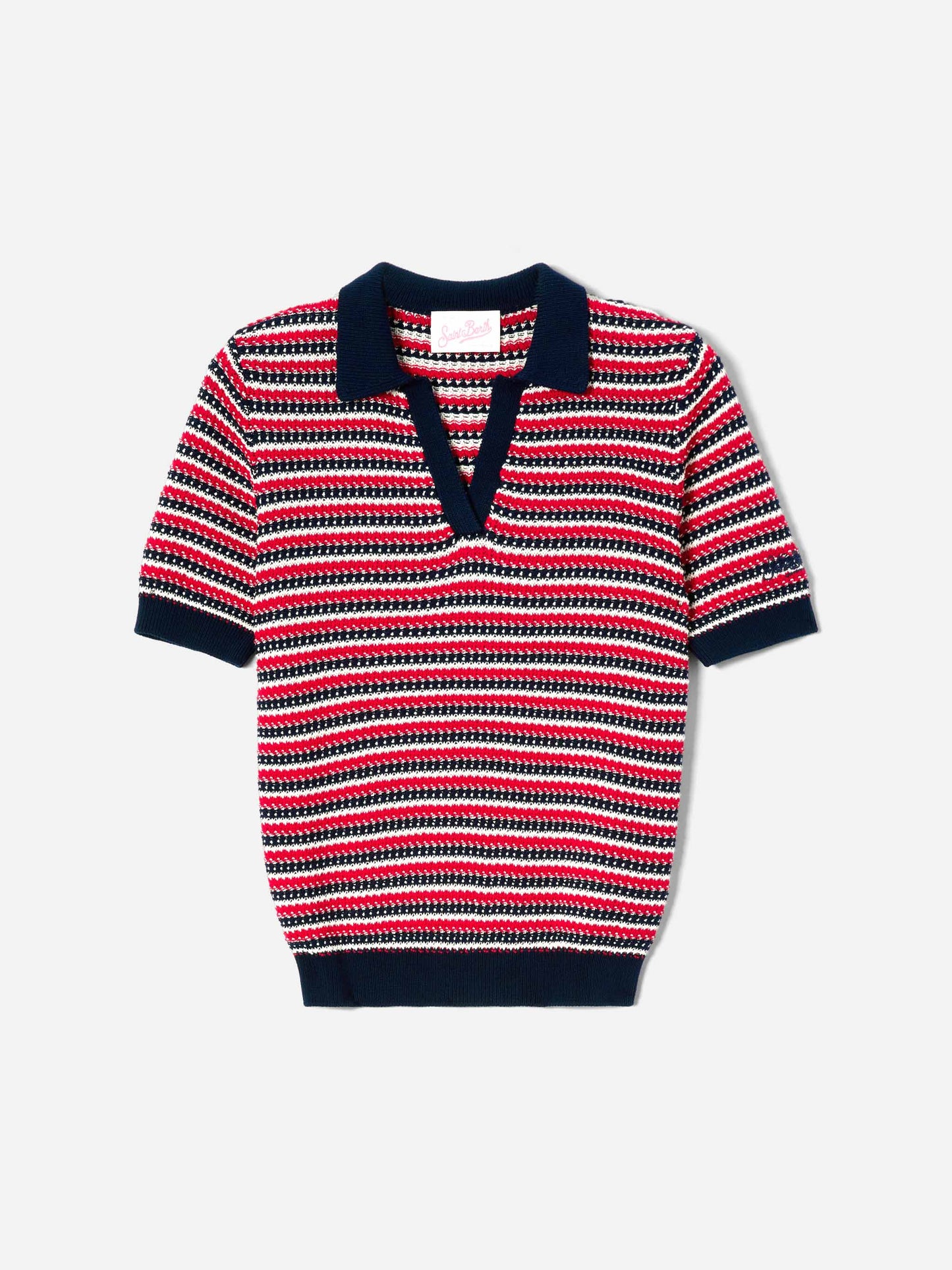 Polo Caddy Ridge in maglia di cotone a righe