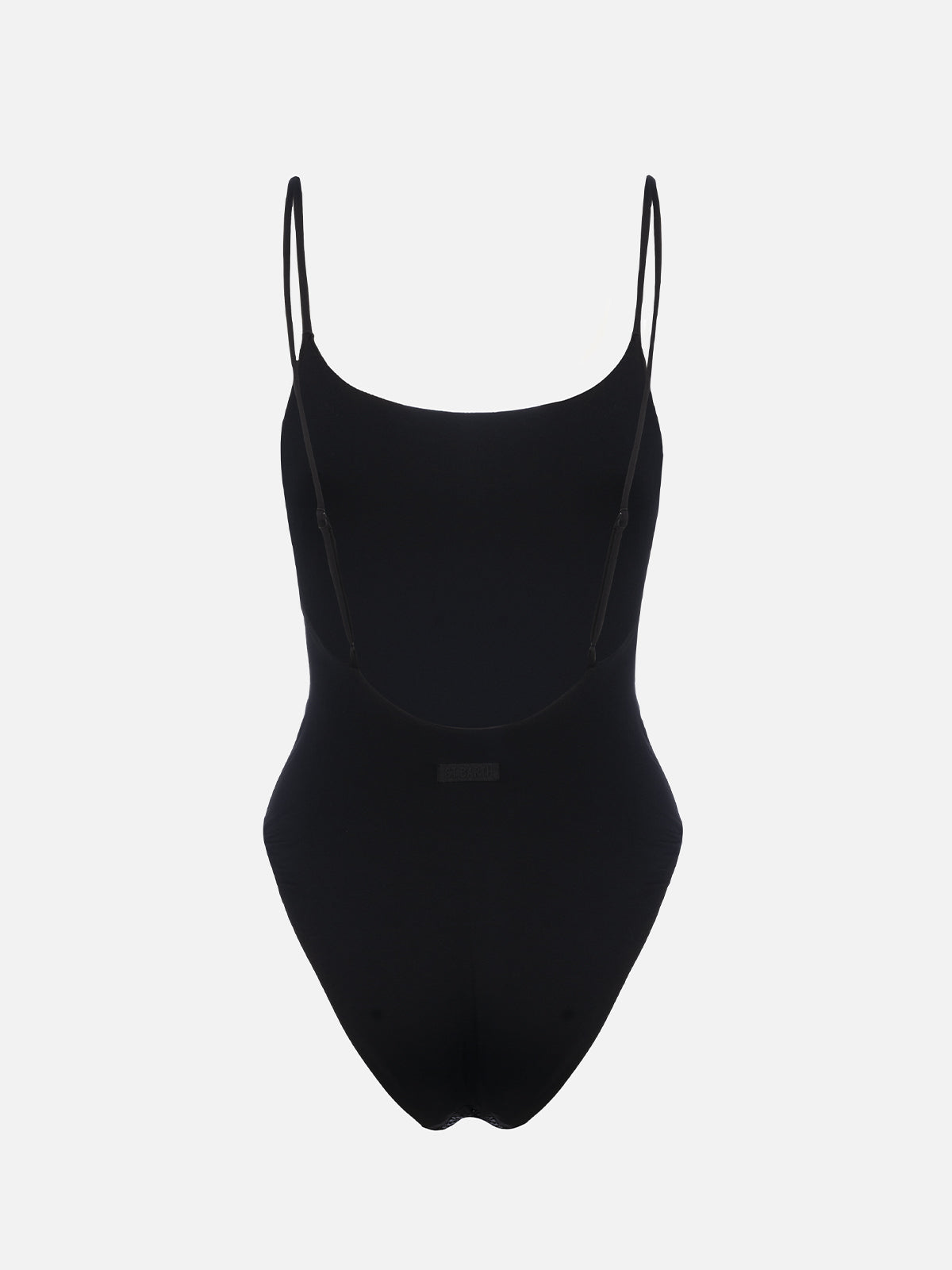 Woman black one-piece swimsuit Cecille with rhinestones - MC2 Saint Barth