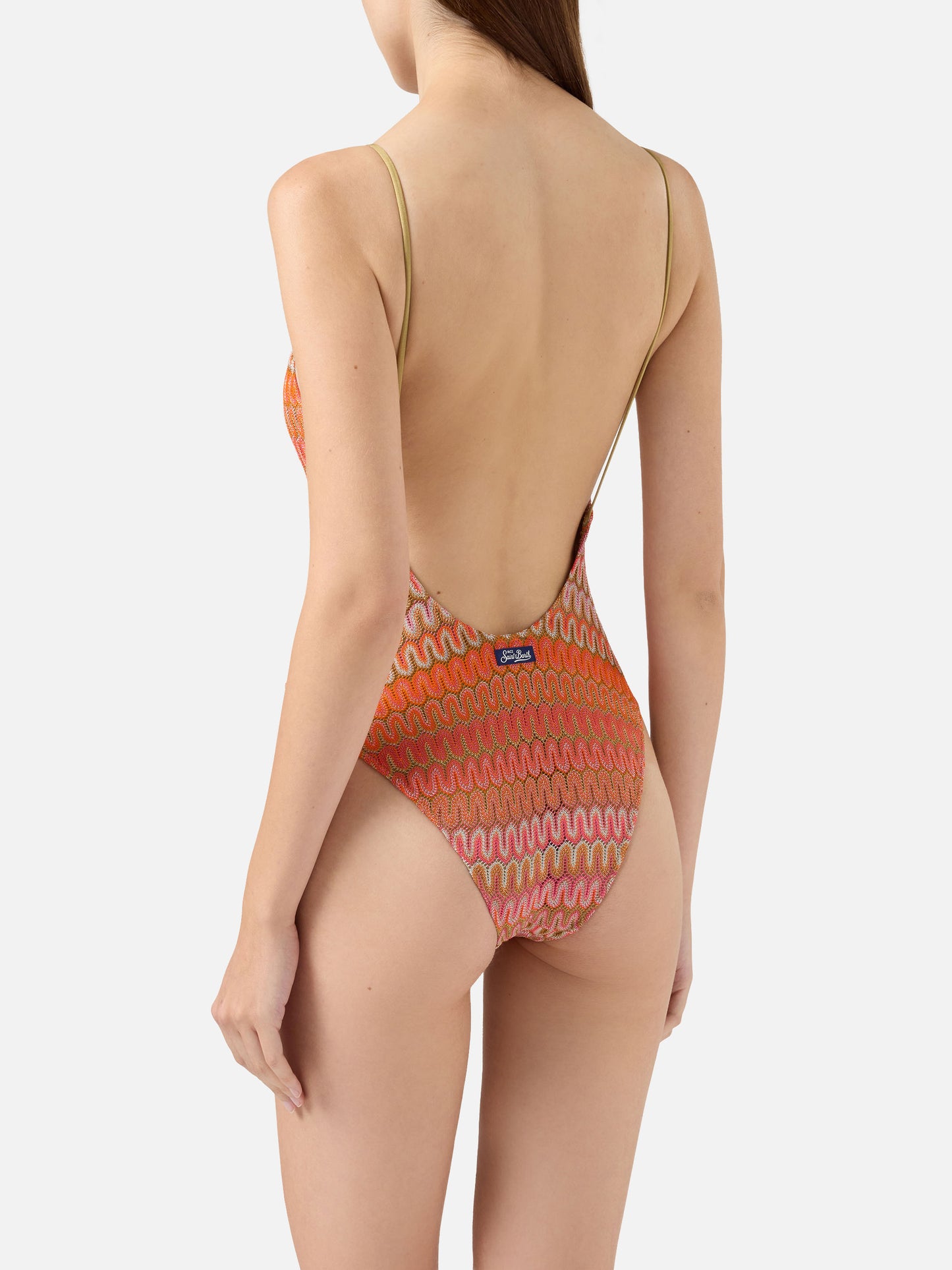 One-piece raschel swimsuit Cecille