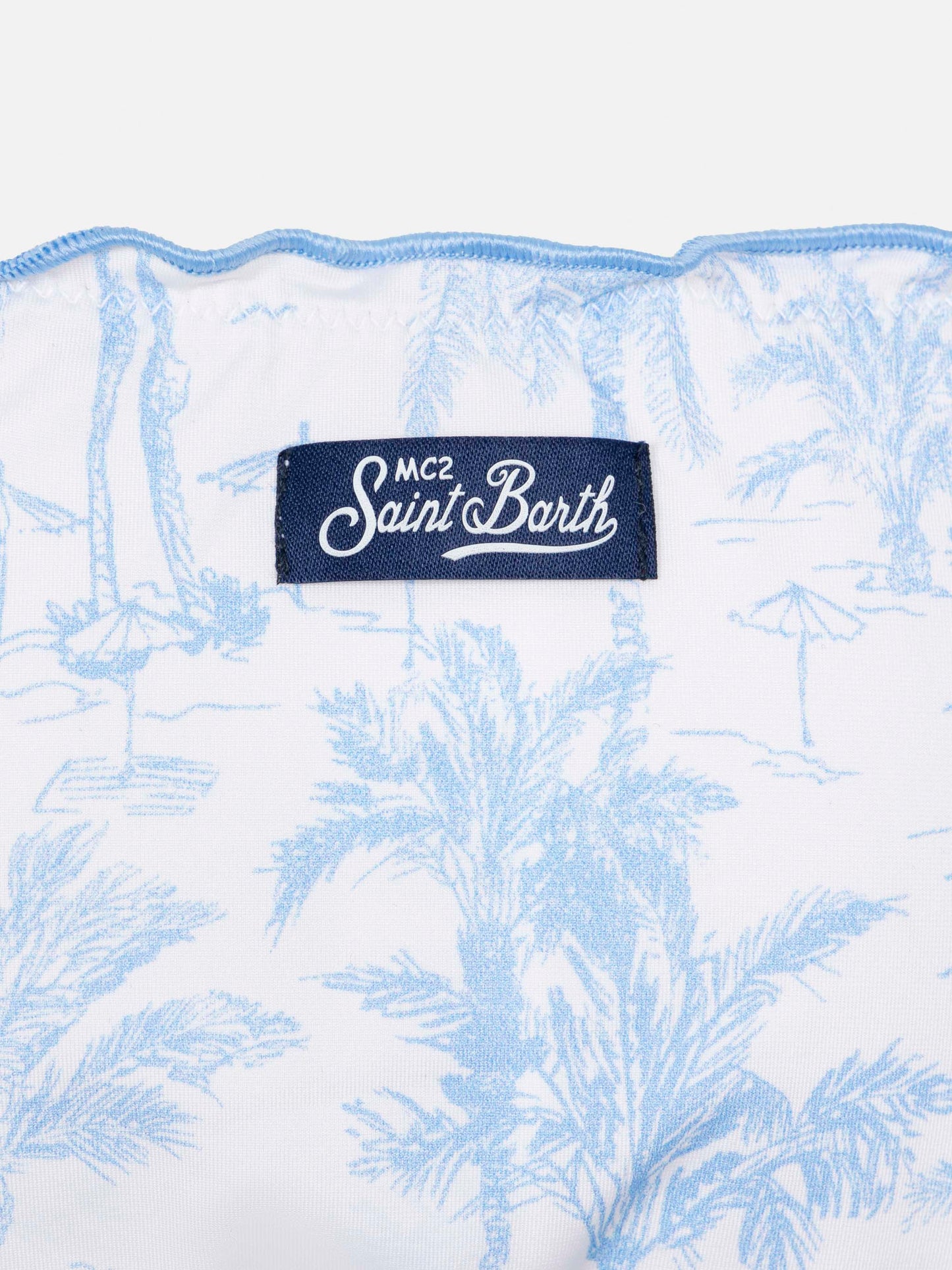 Cris classic triangle bikini with toile de jouy print - MC2 Saint Barth