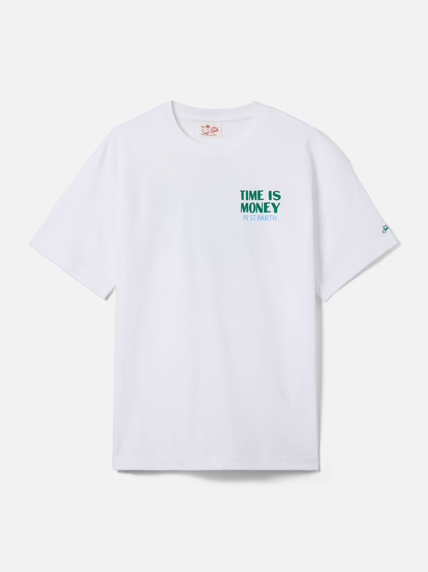 T-shirt Delmar con stampa Time Is Money e maxi grafica sul retro