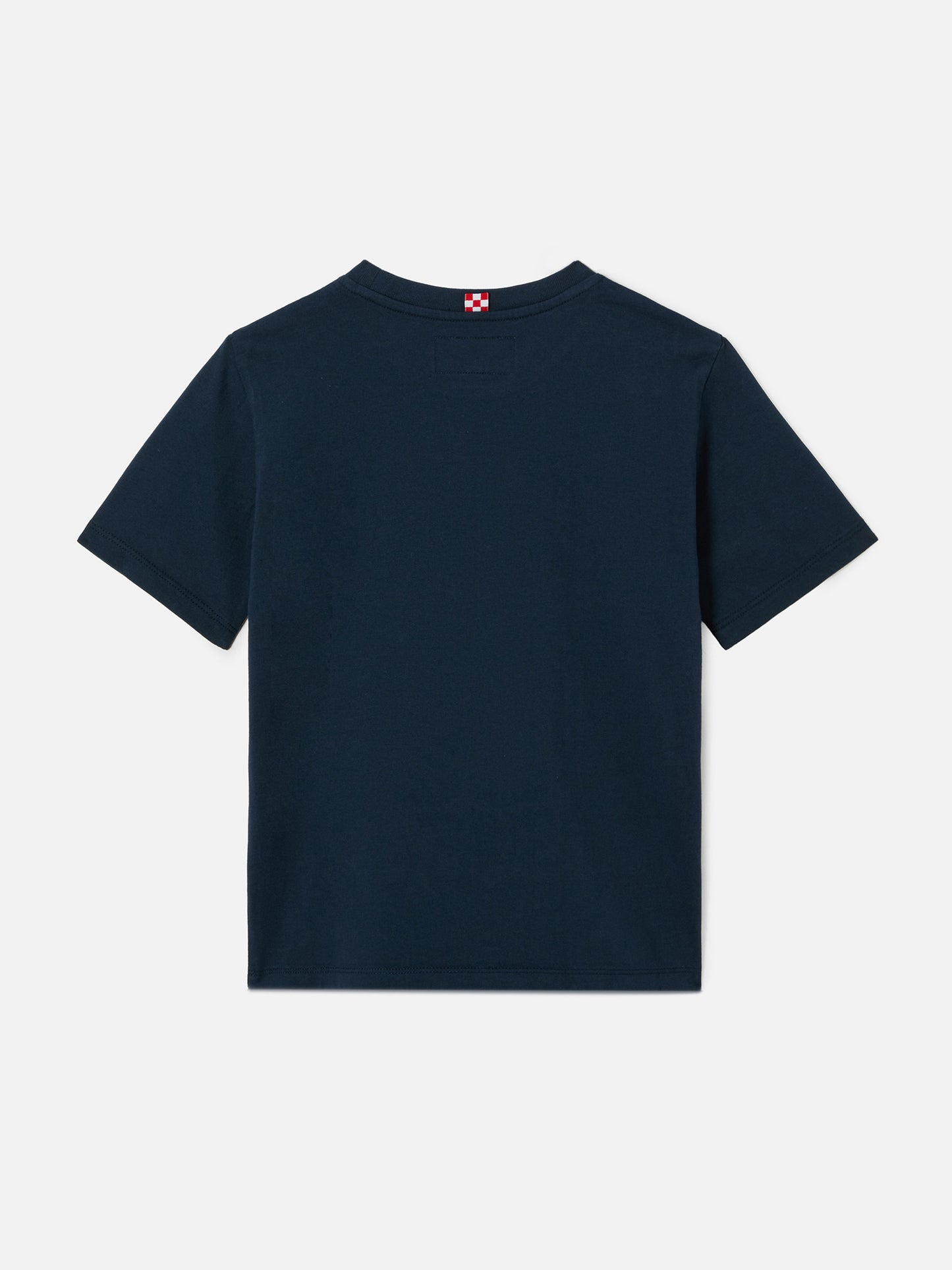 T-shirt Denver Jr in puro cotone blu con stampa Sport Club
