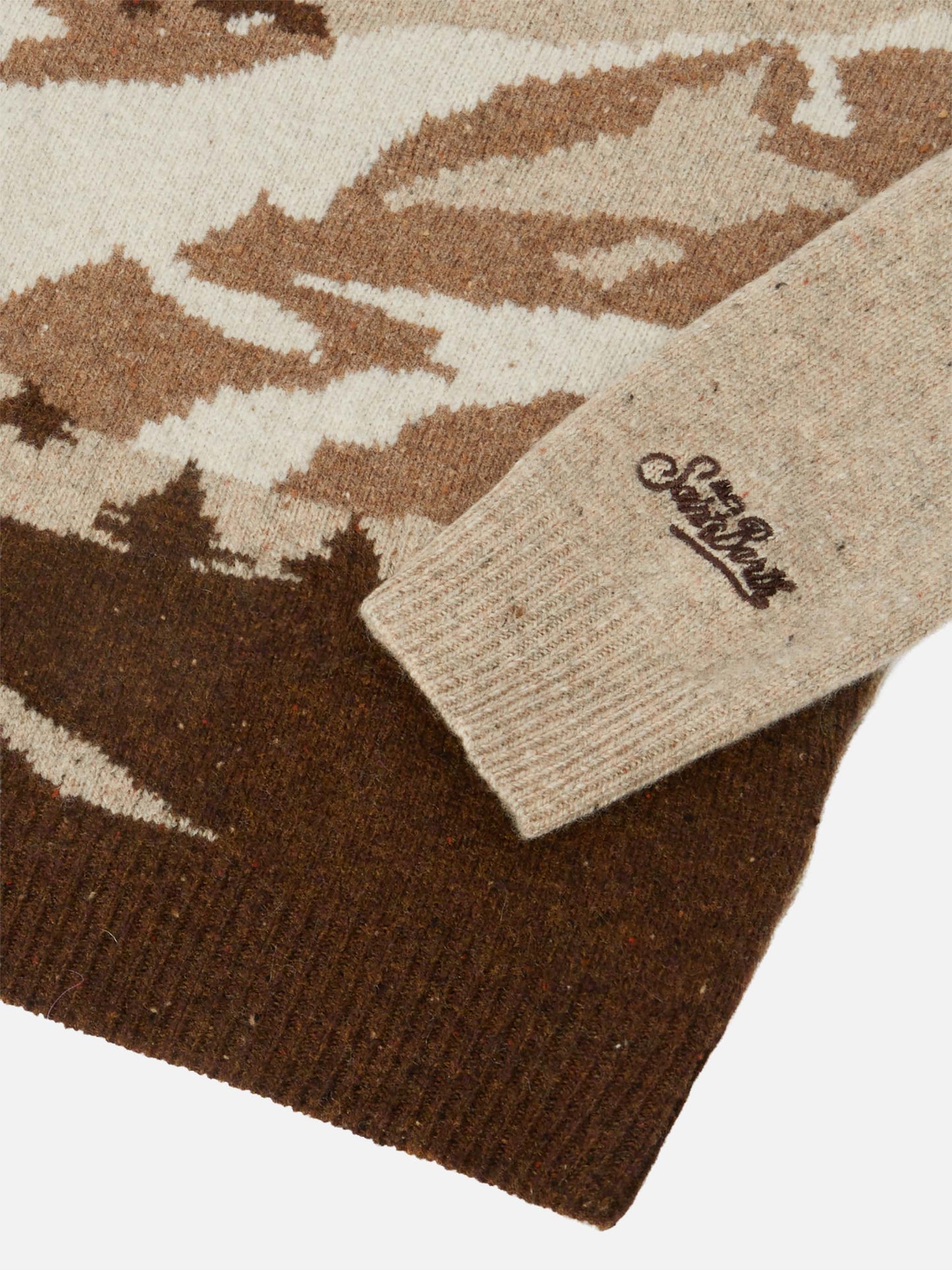 Maglione girocollo Douglas con jacquard cartolina Courchevel