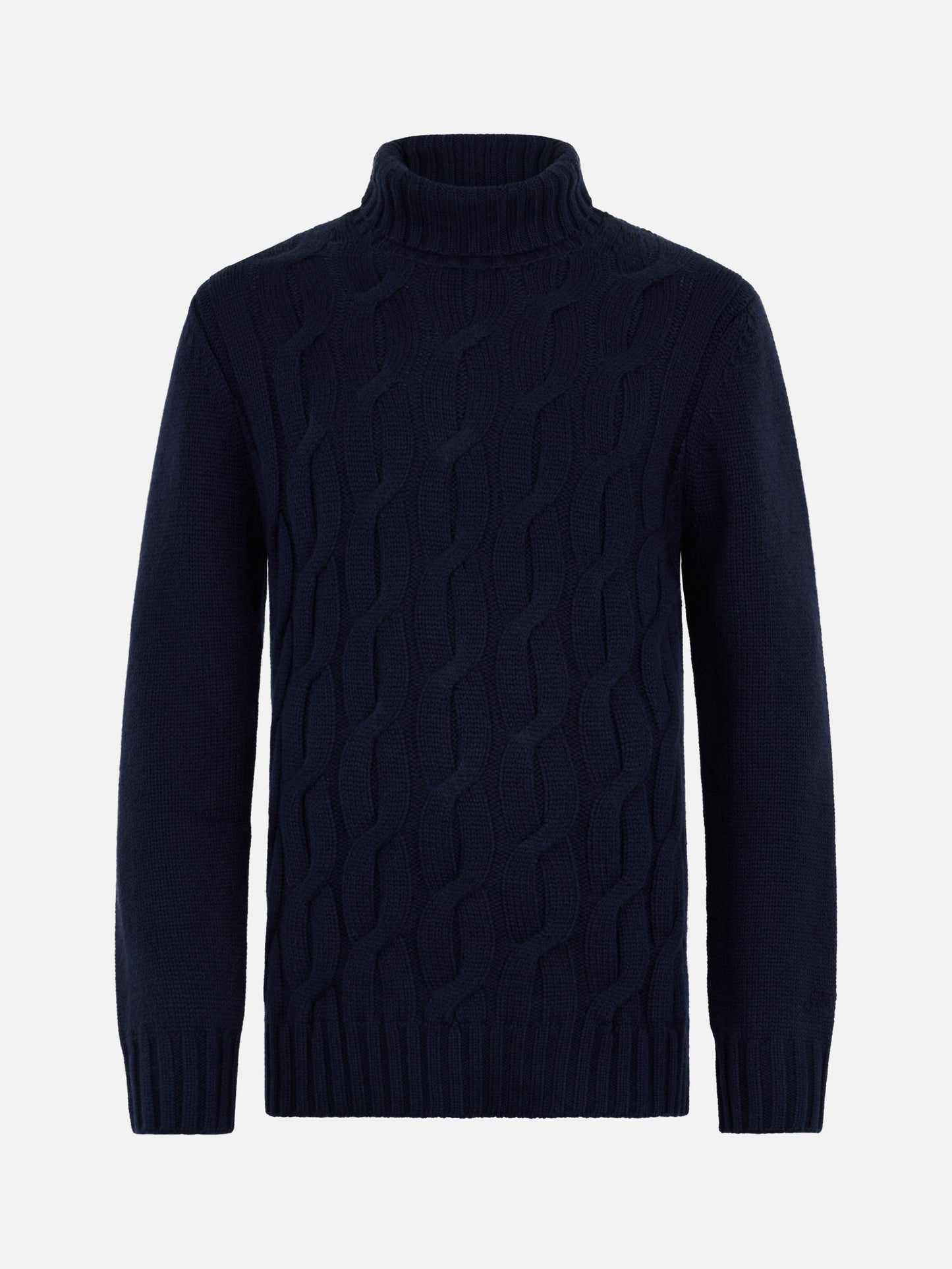 Man cable knit blend cashmere sweater Fisherman - MC2 Saint Barth