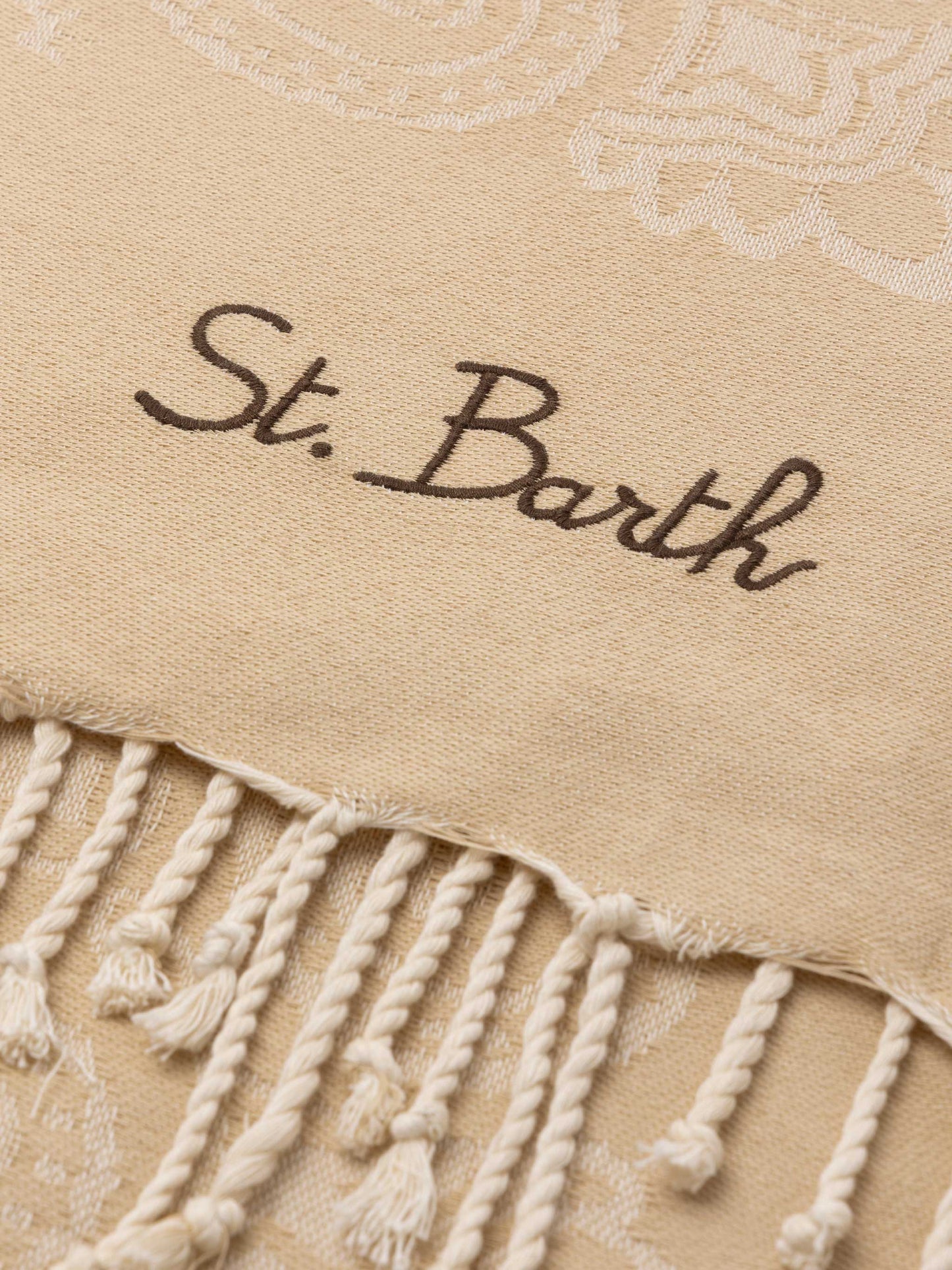 Foutas cotton beach towel with bandanna jacquard - MC2 Saint Barth