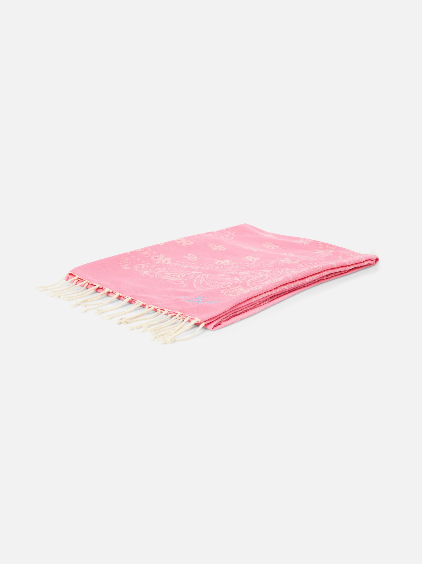 Foutas cotton beach towel with bandanna jacquard - MC2 Saint Barth