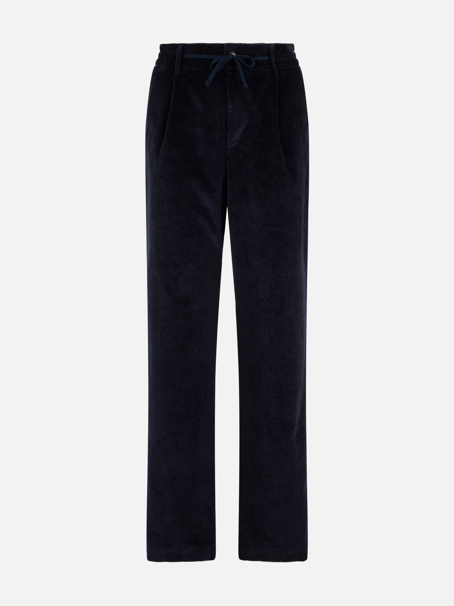 Man navy blue corduroy pants Fuji - MC2 Saint Barth