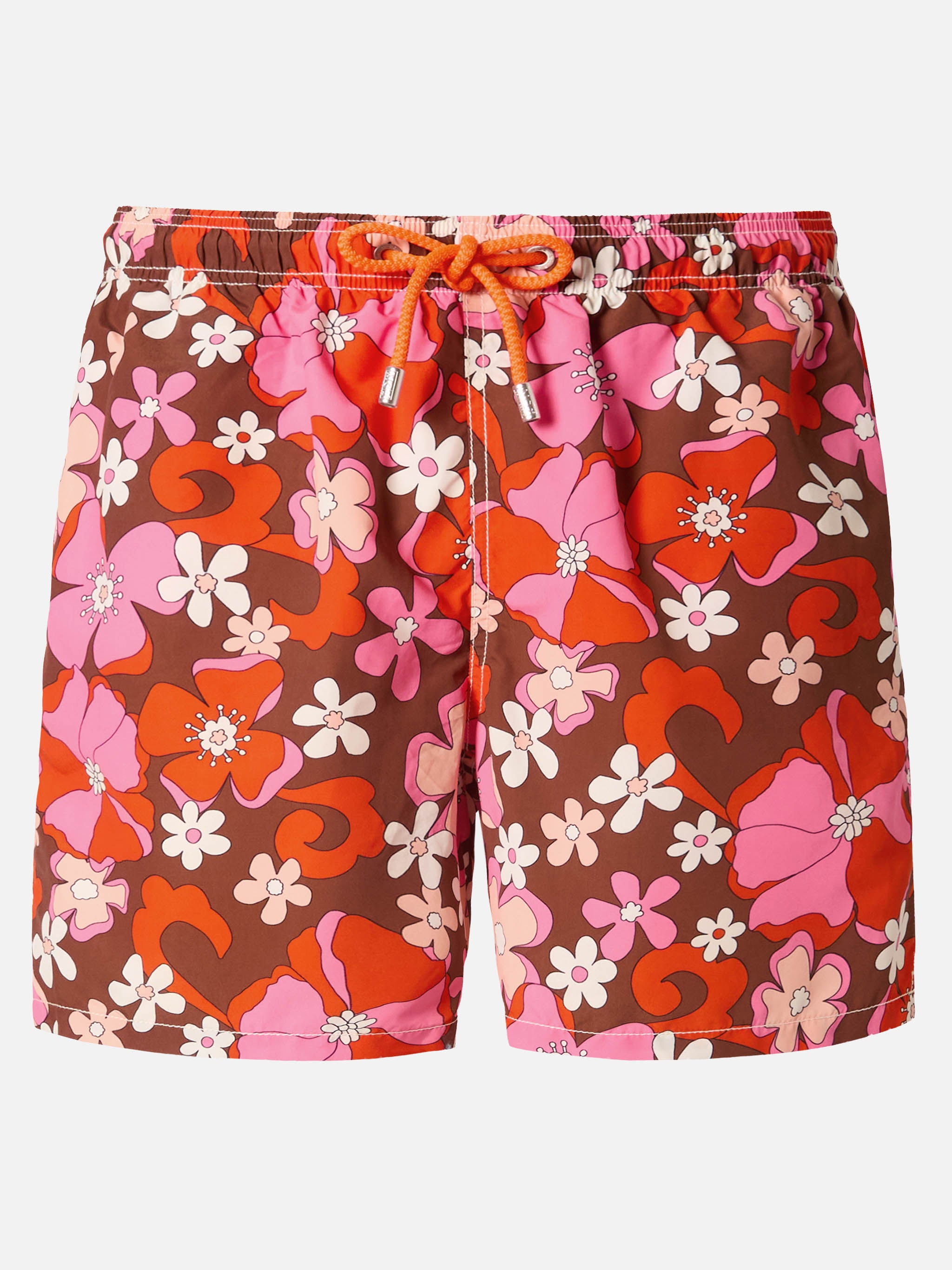 Costume mare lunghezza media Gustavia con stampa fiori vintage – MC2 Costume mare lunghezza media Gustavia con stampa fiori vintage – MC2