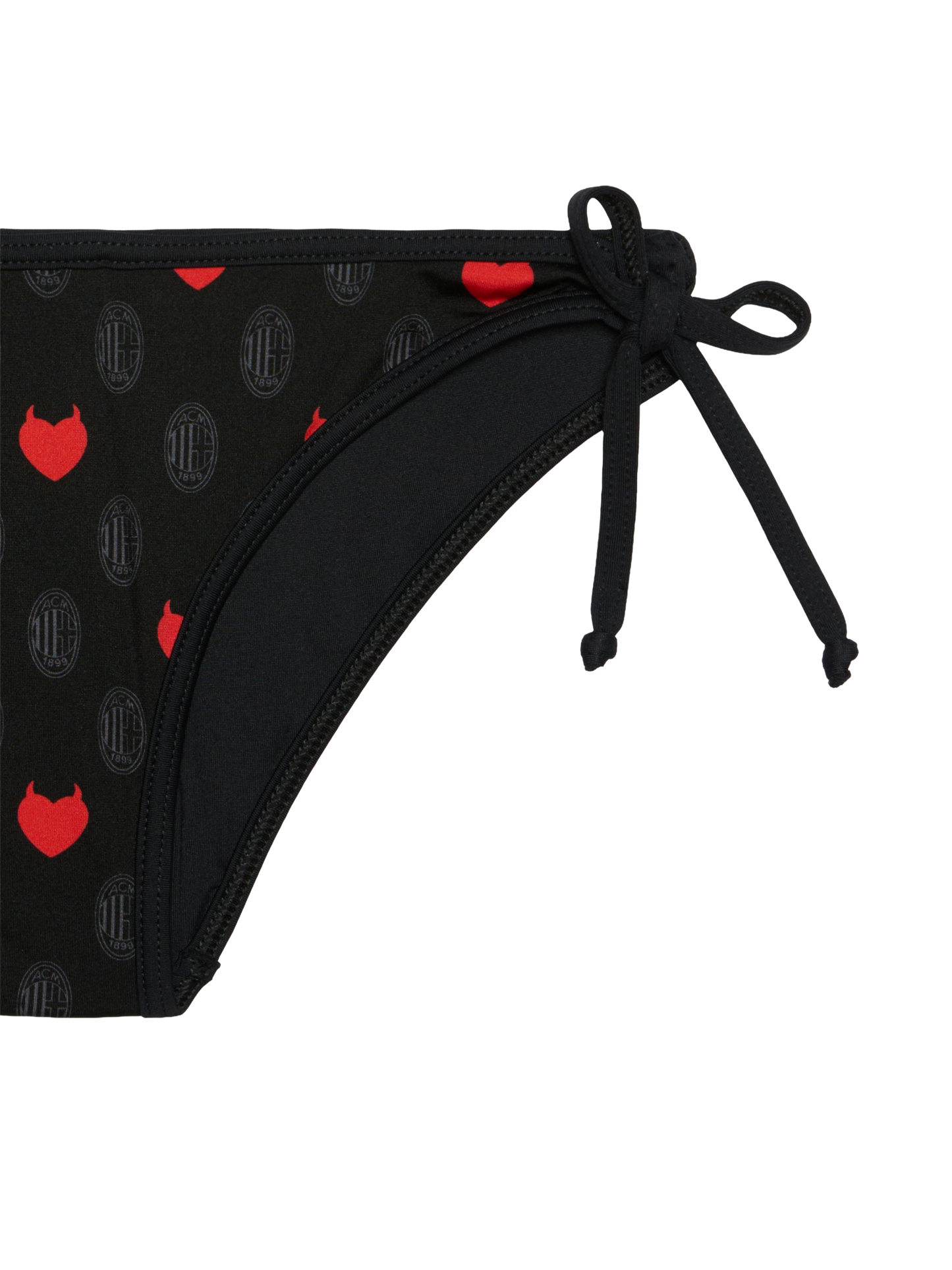 Triangle bikini Holly String with Milan print | AC MILAN SPECIAL EDITION - MC2 Saint Barth