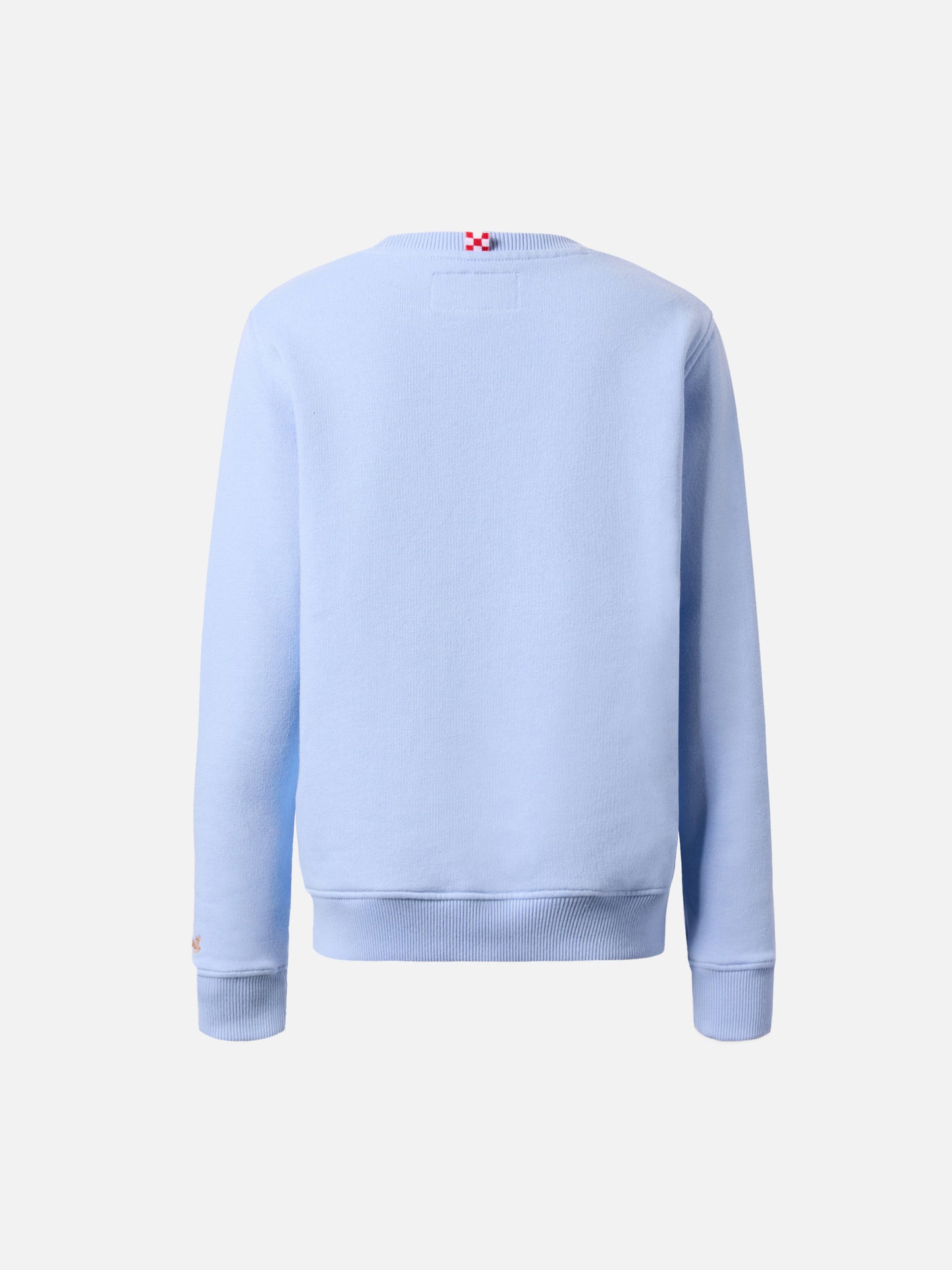 Hutton-Sweatshirt mit Rundhalsausschnitt und Trudi-Löwen-Frottee-Aufnäher | TRUDI SONDEREDITION