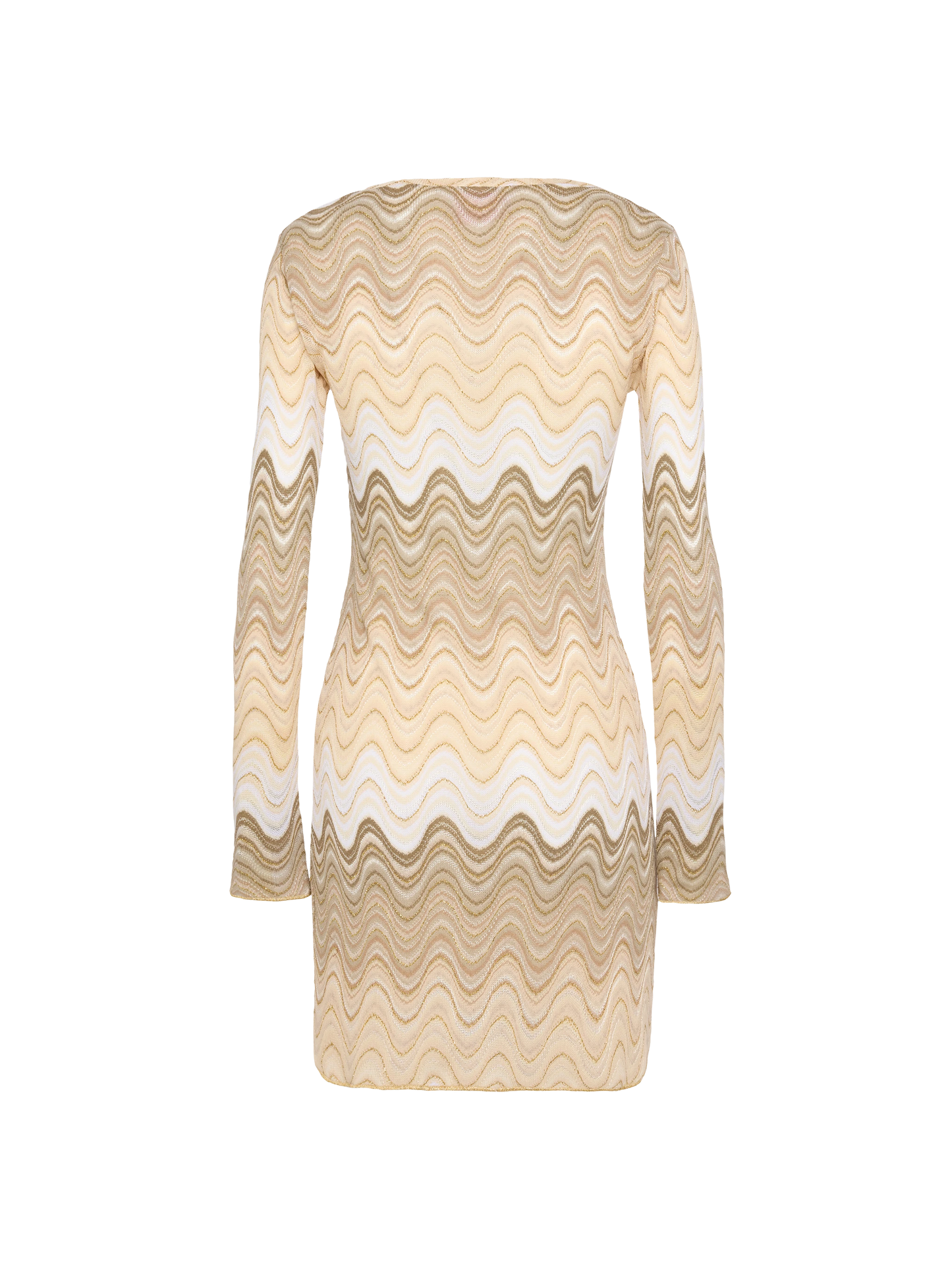 Imany raschel mini dress in gold hues - MC2 Saint Barth