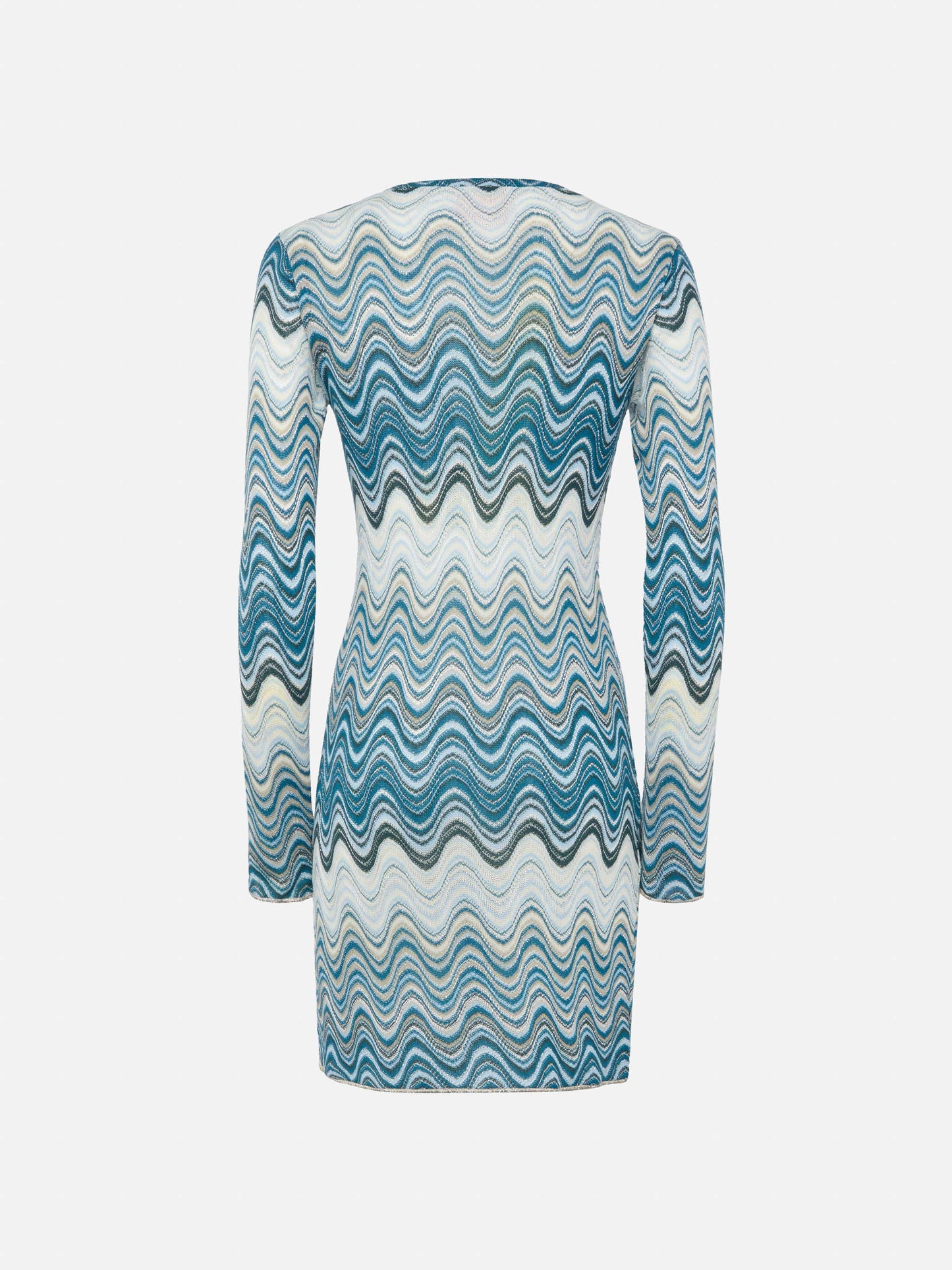 Imany raschel mini dress in teal hues - MC2 Saint Barth