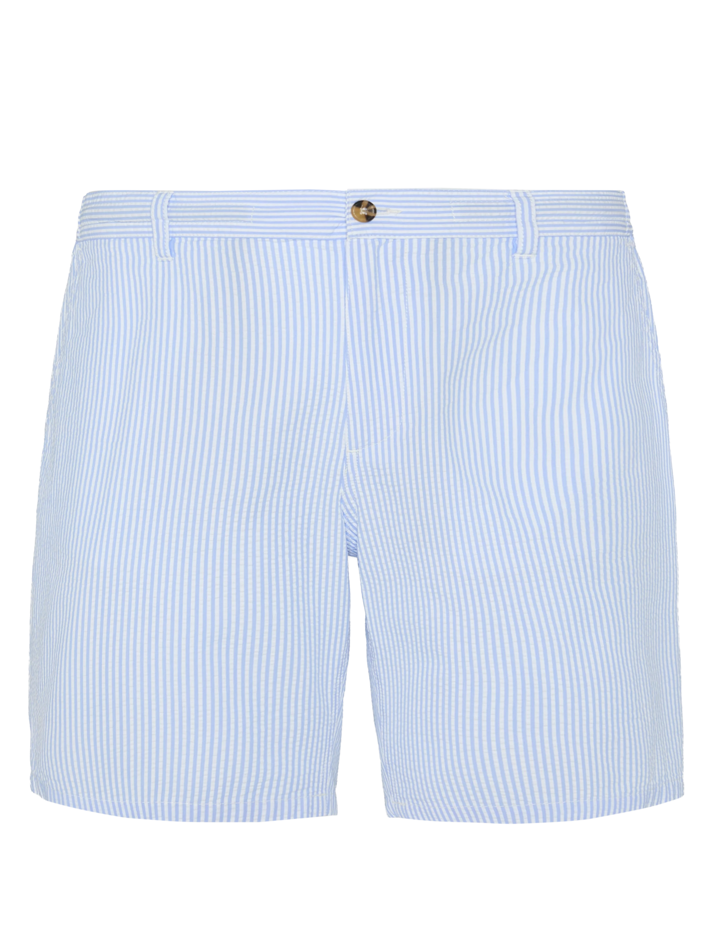 Light blue striped cotton bermuda shorts Ischia - MC2 Saint Barth