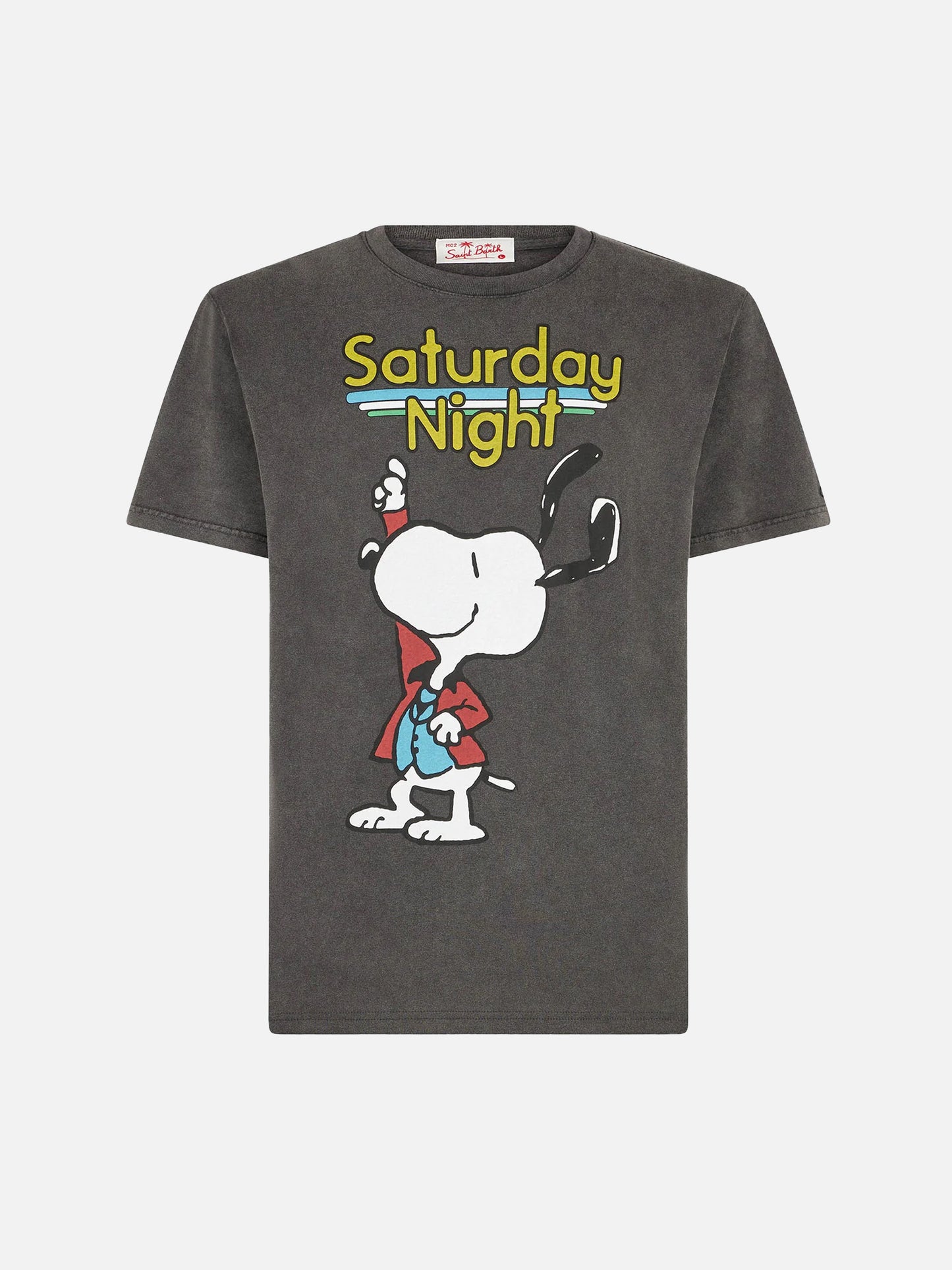 Herren-T-Shirt aus Baumwolle mit Snoopy-Tänzer-Aufdruck | PEANUTS® SONDEREDITION