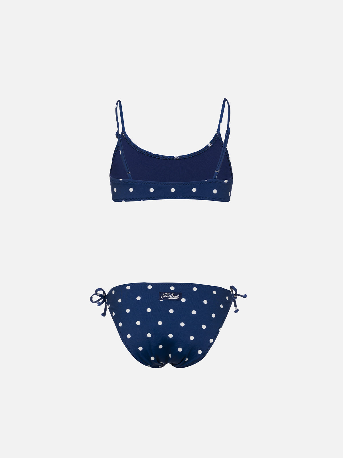 Girl polka dots bralette bikini Jaiden - MC2 Saint Barth