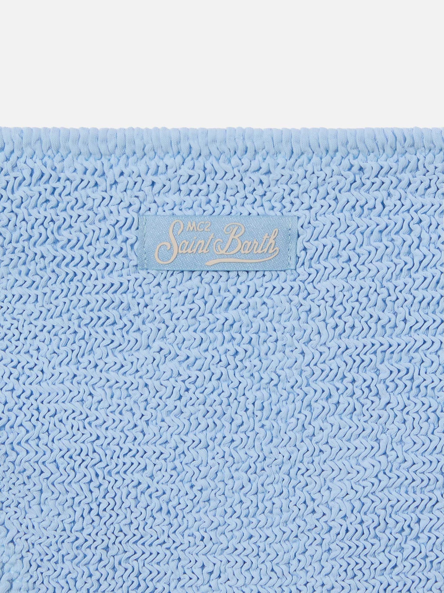 Jaiden light blue crinkle bikini