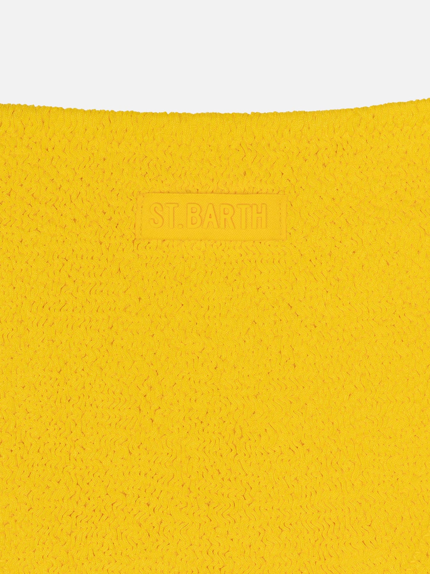 Jaiden yellow crinkle bralette bikini - MC2 Saint Barth