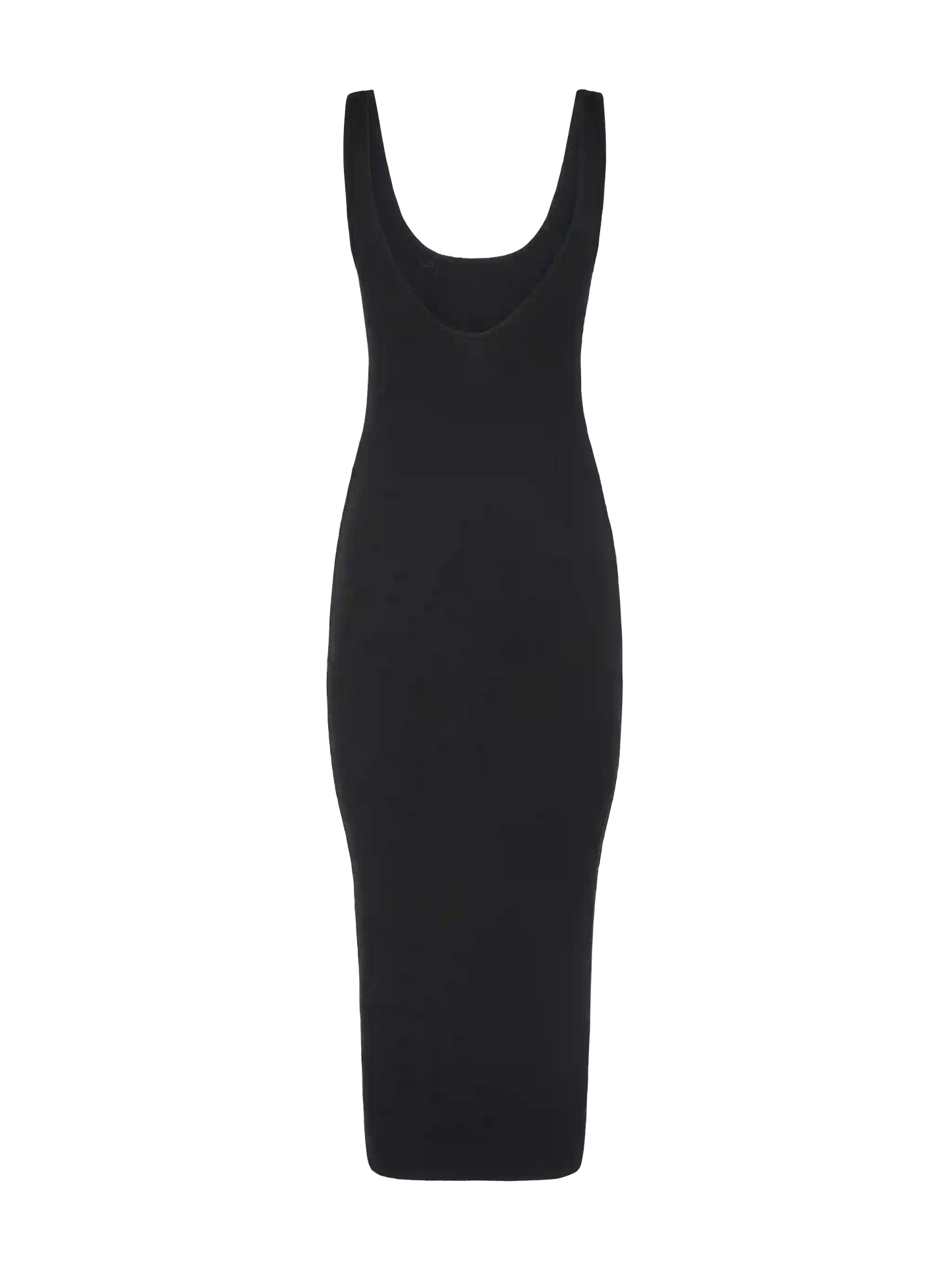 Jennifer ribbed black cotton jersey tank dress - MC2 Saint Barth