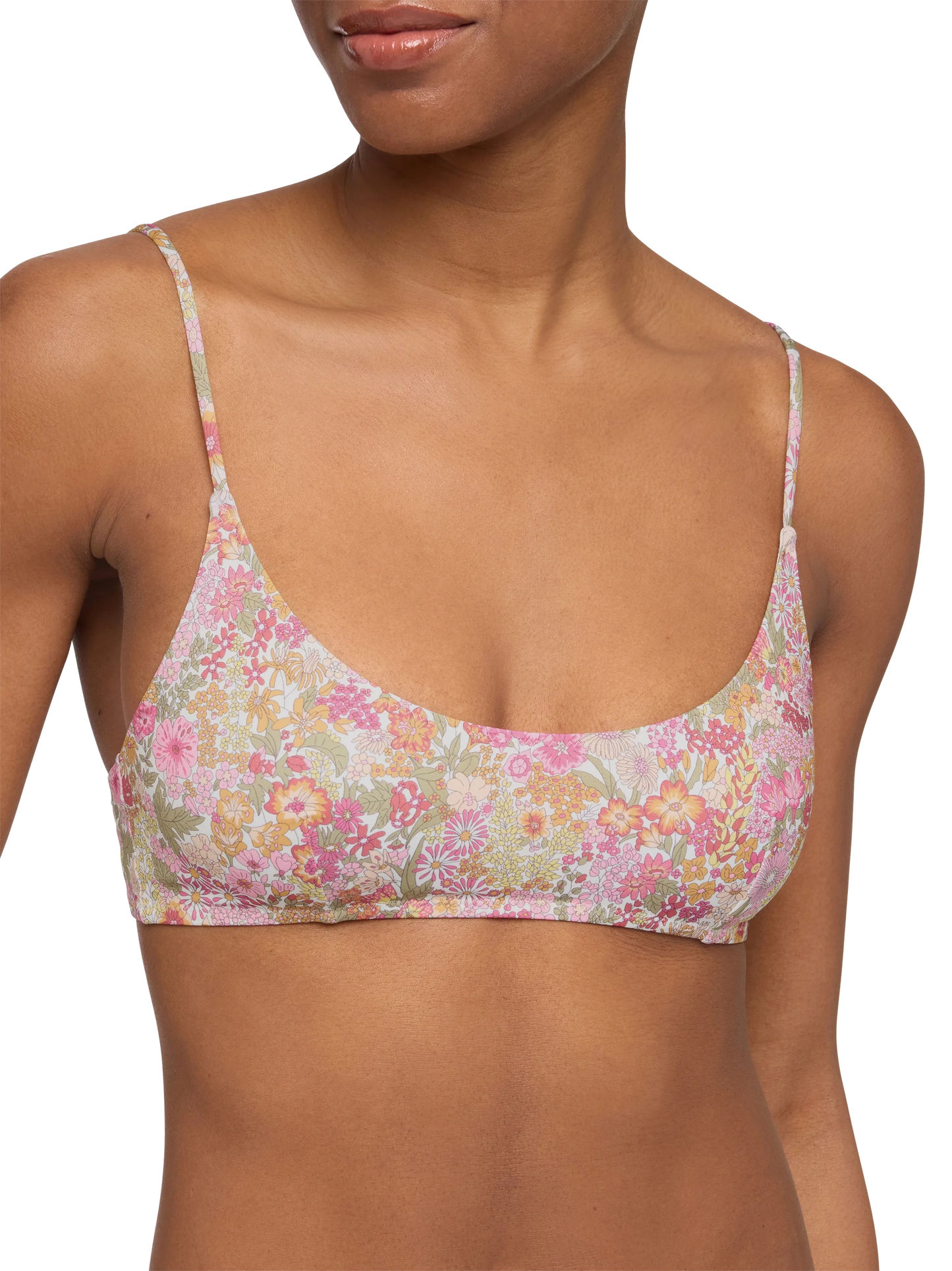 Judy bralette beach top Judy with Margaret Annie print | MADE WITH LIBERTY FABRIC - MC2 Saint Barth