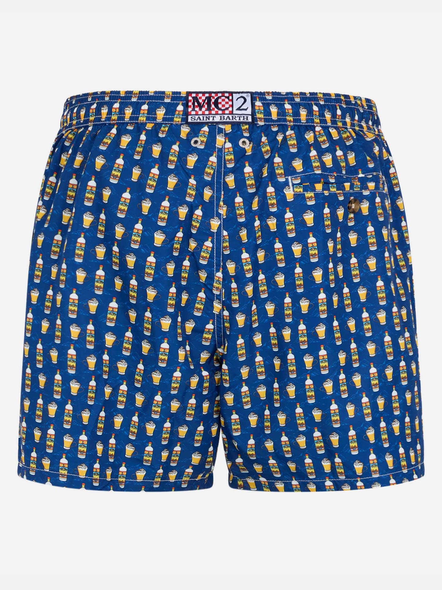 Lighting Micro Fantasy swim shorts in technical fabric with Bombardino pattern | Special Edition
