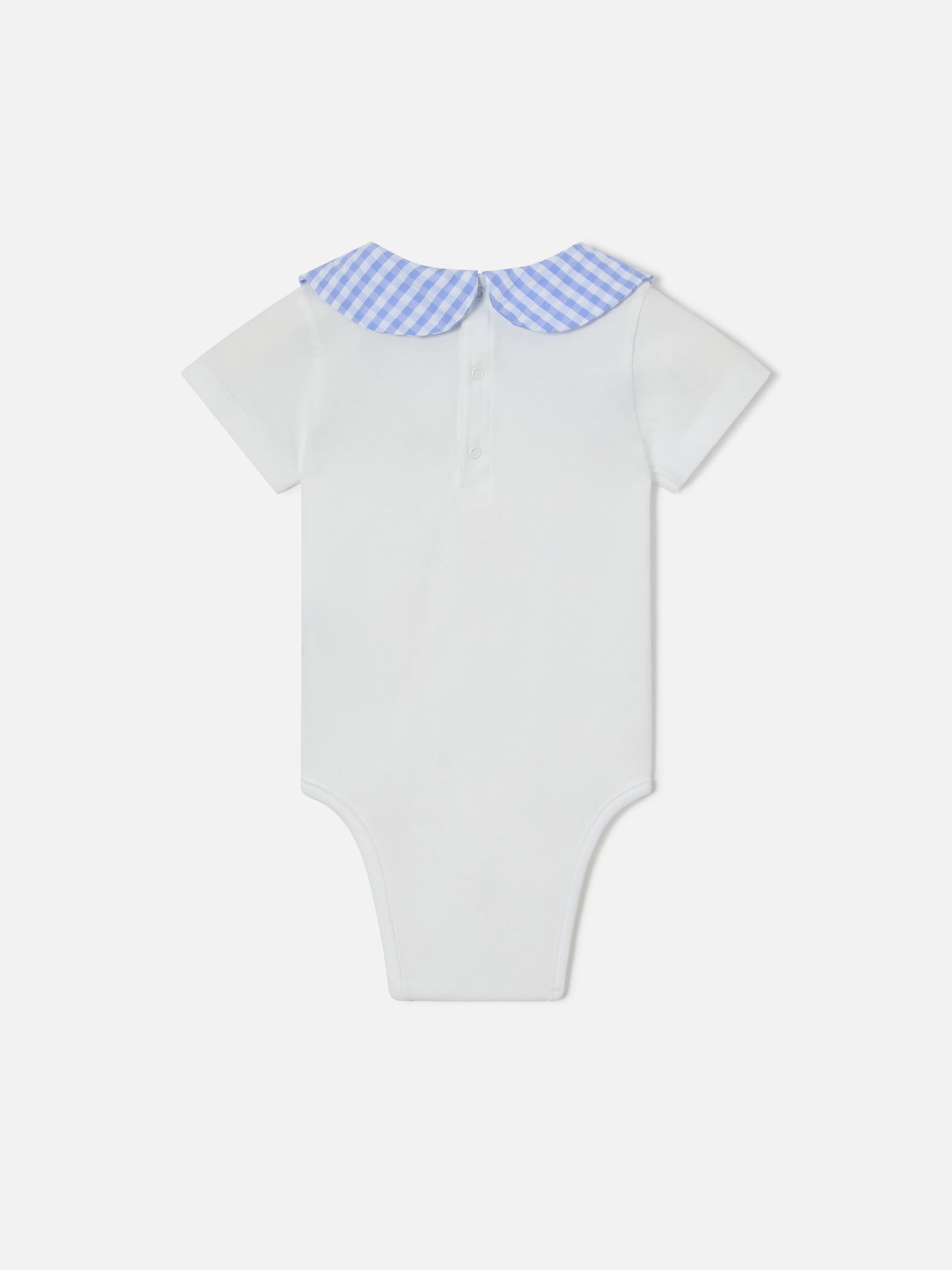 Body Lou in cotone organico con ricamo Principino