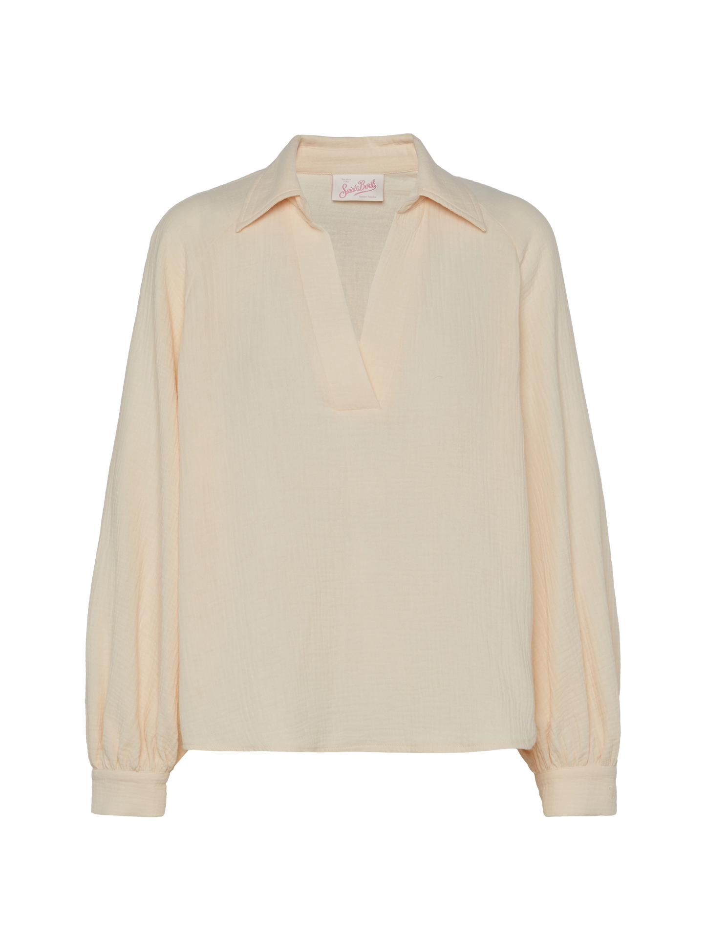 Maira off-white muslin blouse - MC2 Saint Barth