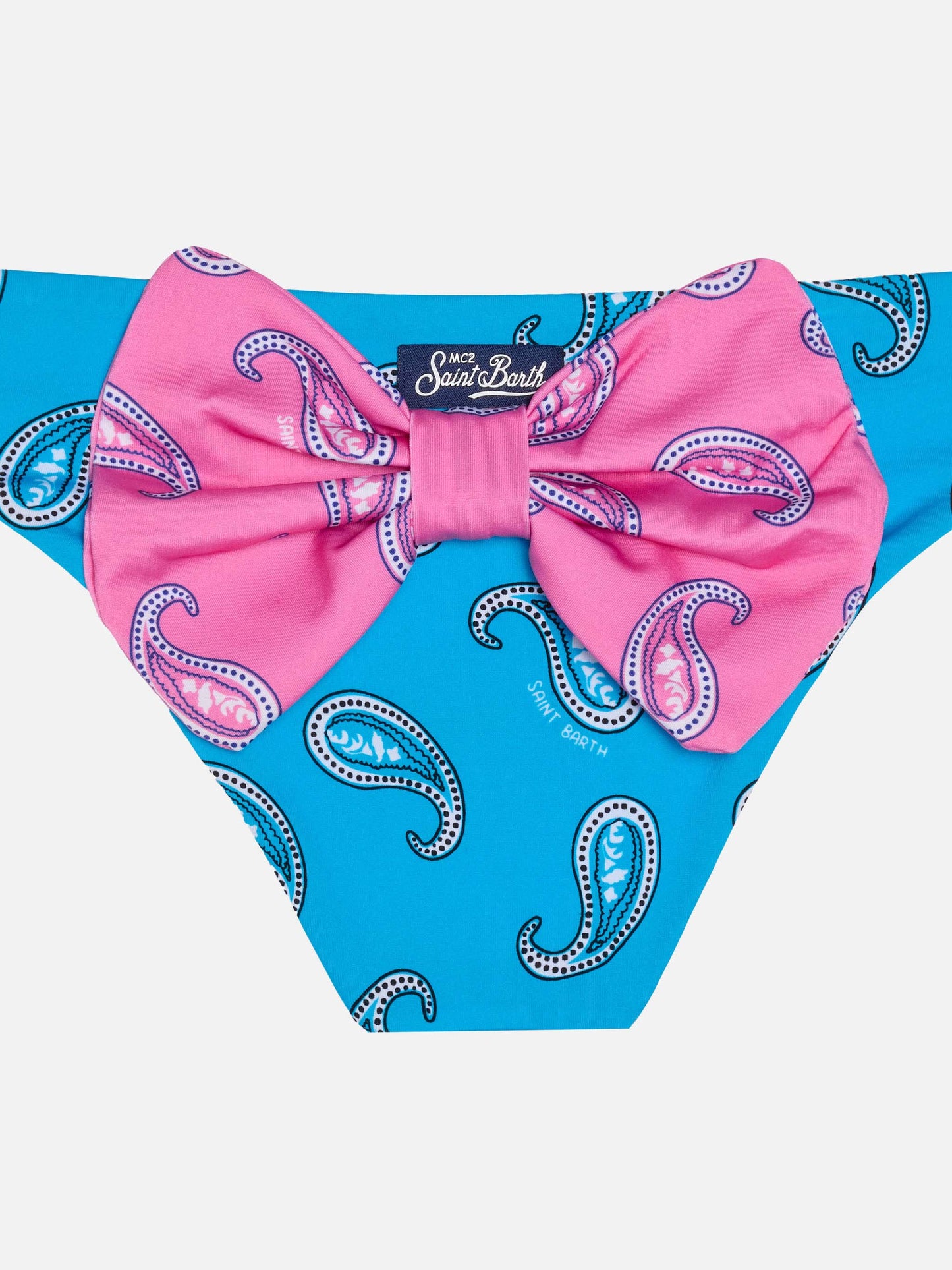 Girl swim briefs with paisley print - MC2 Saint Barth
