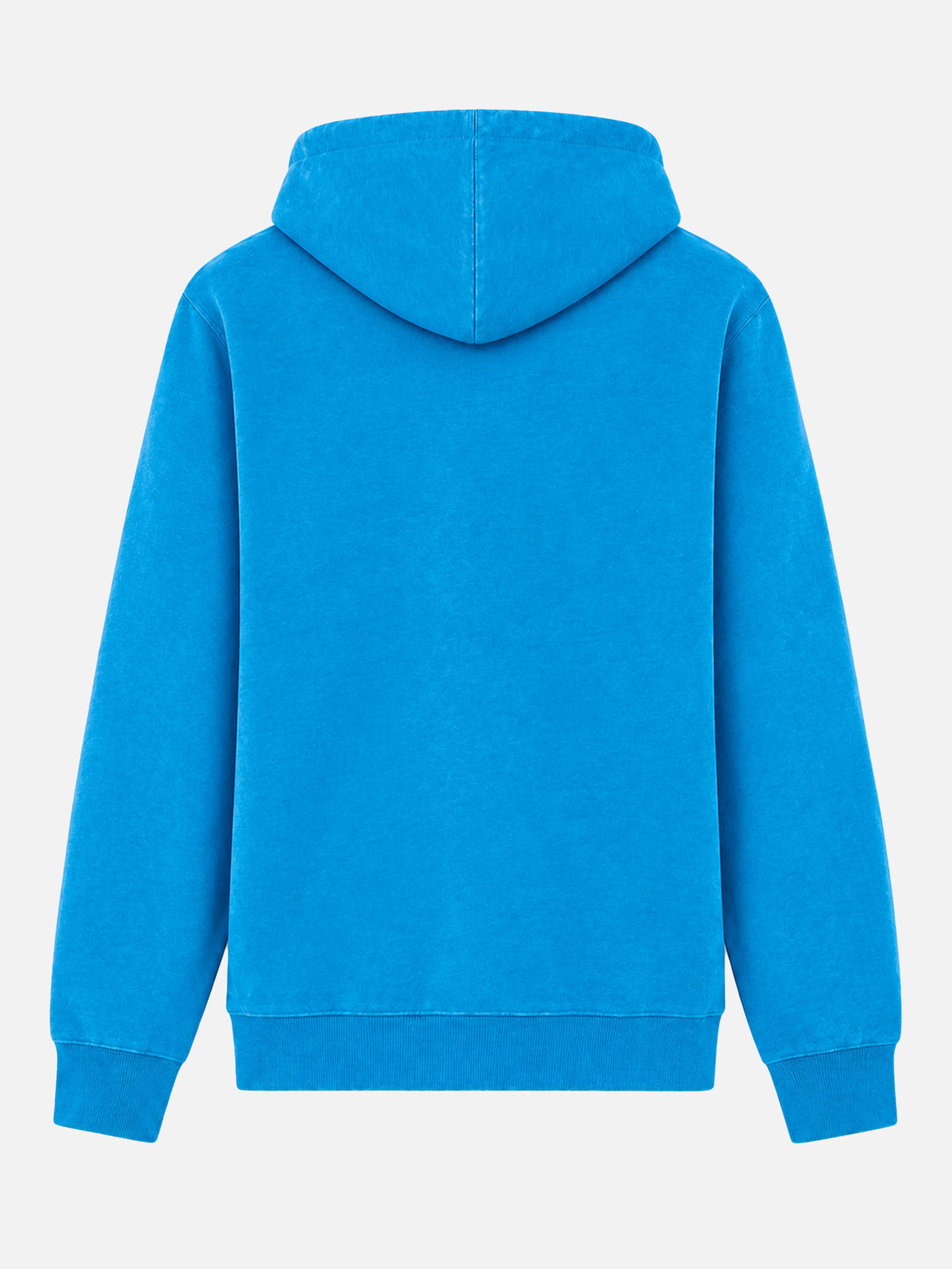 Felpa con cappuccio Manhattan blu in cotone con stampa St. Barth Padel Club