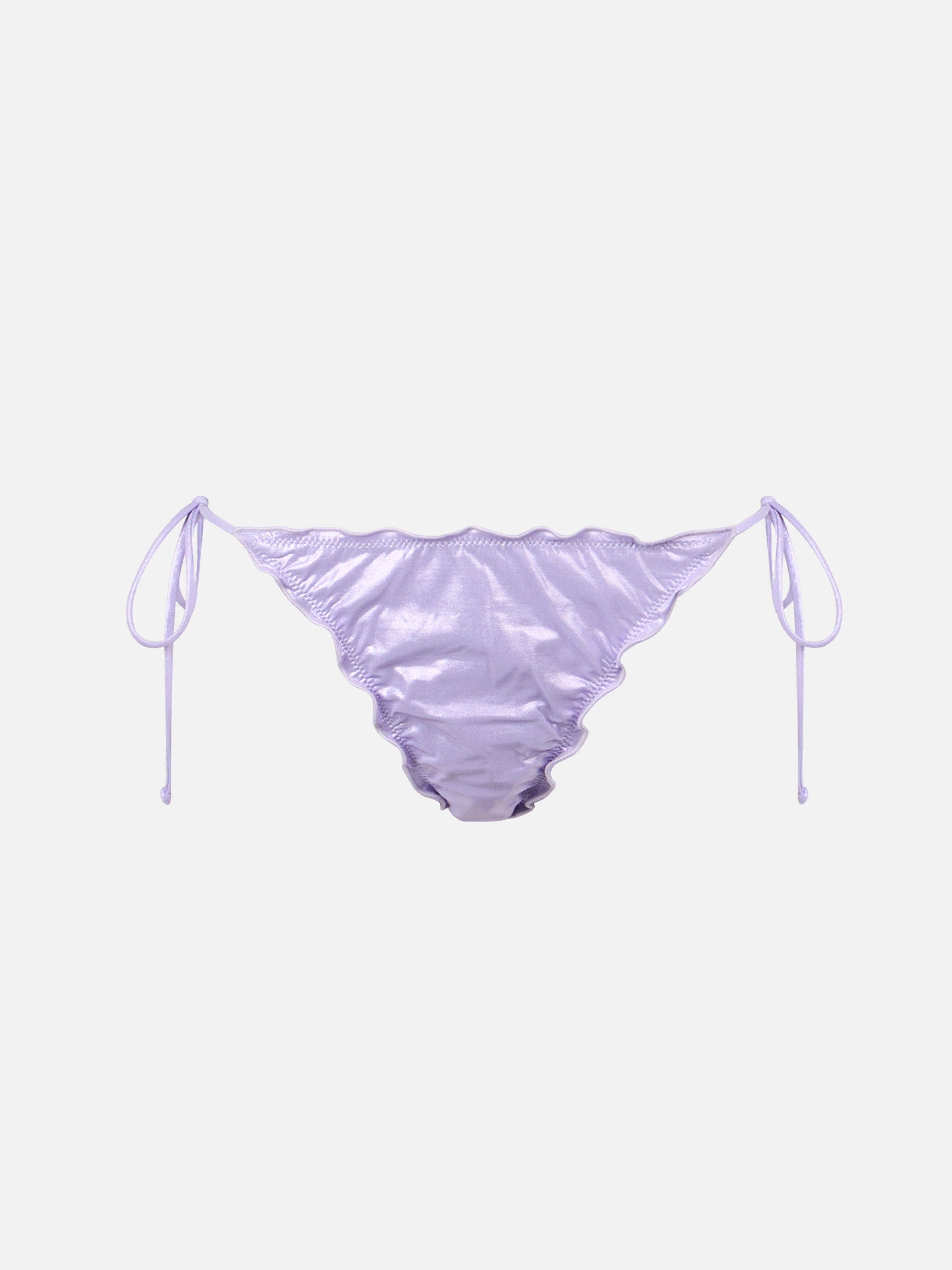 Woman Lamina Lilac Cheeky Swim Briefs Miami Mc2 Saint Barth 9096