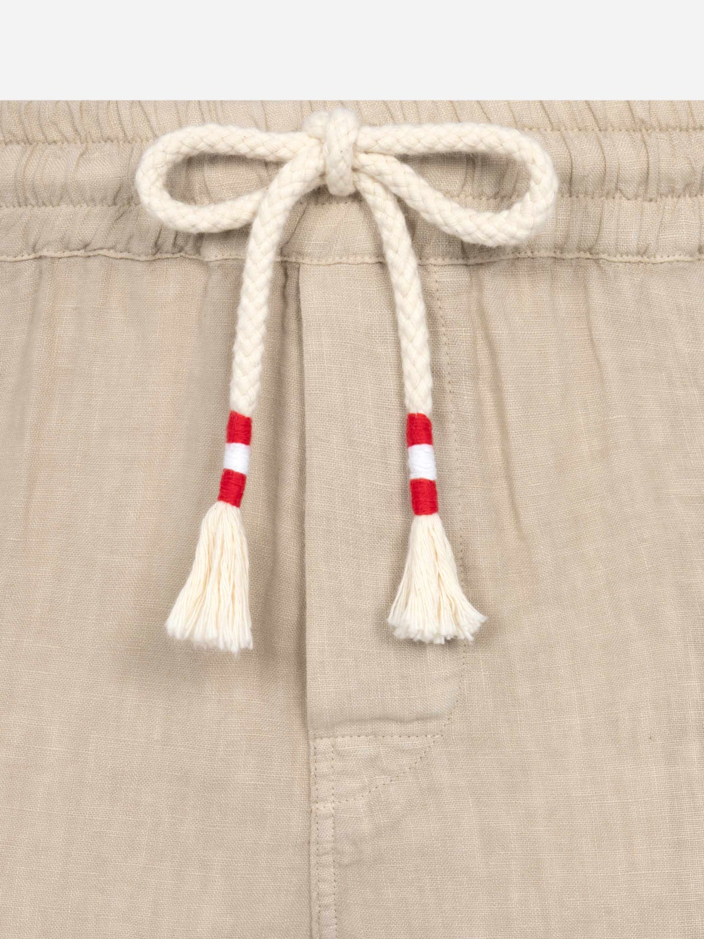 Beige linen bermuda Marseille - MC2 Saint Barth