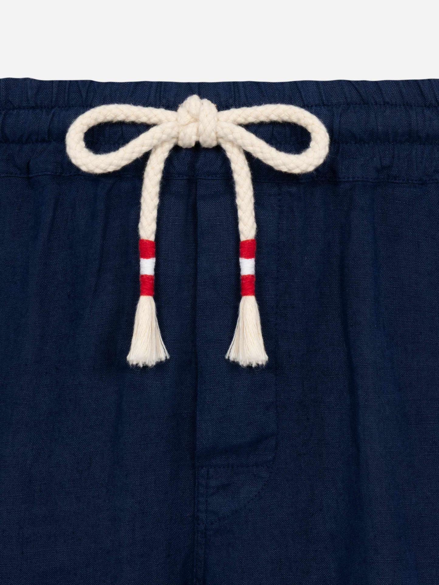 Navy blue linen bermuda Marseille - MC2 Saint Barth