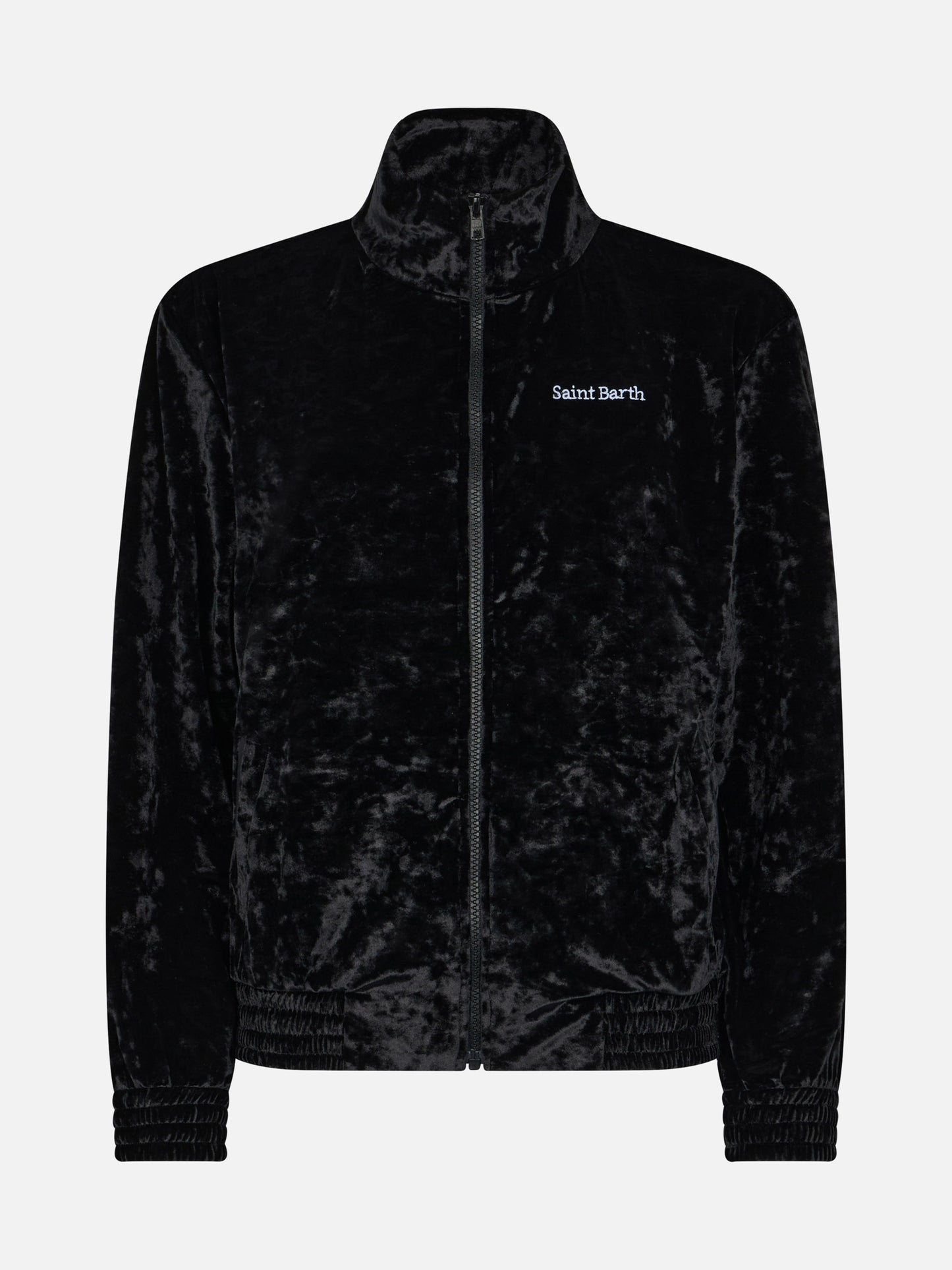 Woman sweatshirt Miriam black chenille - MC2 Saint Barth