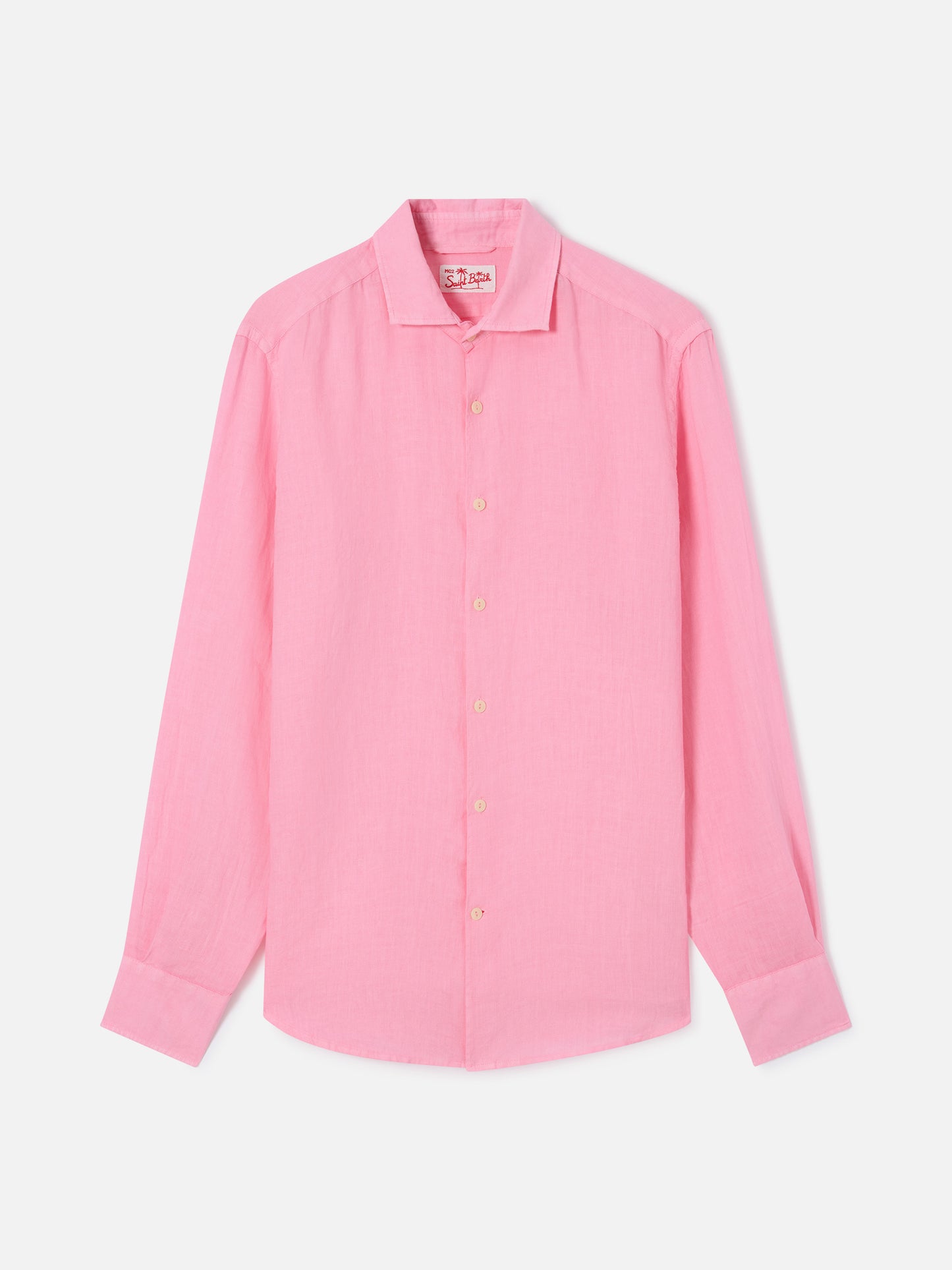 Pamplona pink linen shirt