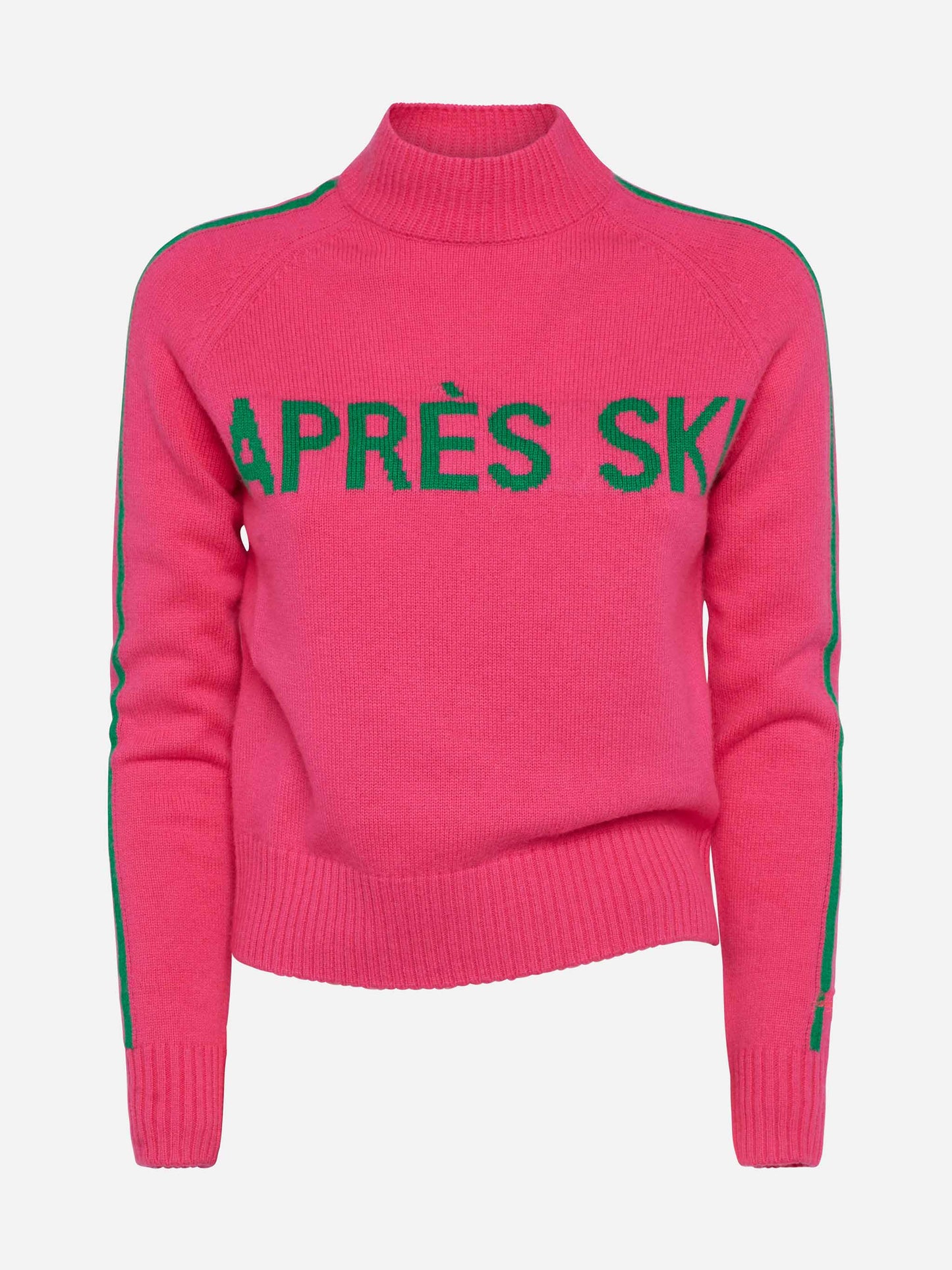 Woman half-turtleneck sweater with Apres ski embroidery - MC2 Saint Barth